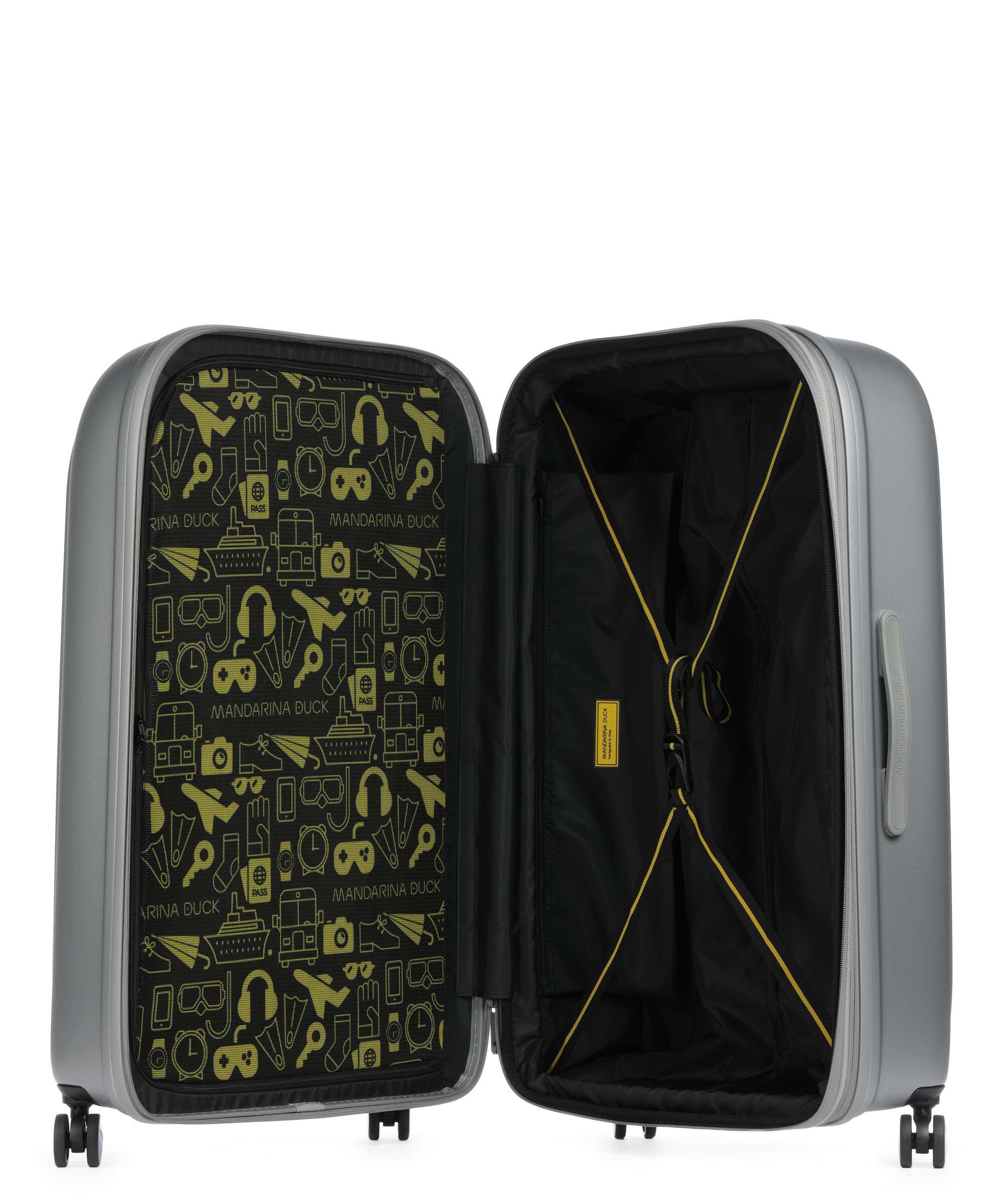 Mandarina Duck Logoduck+ Spinner (4 wheels) silver - Image 6