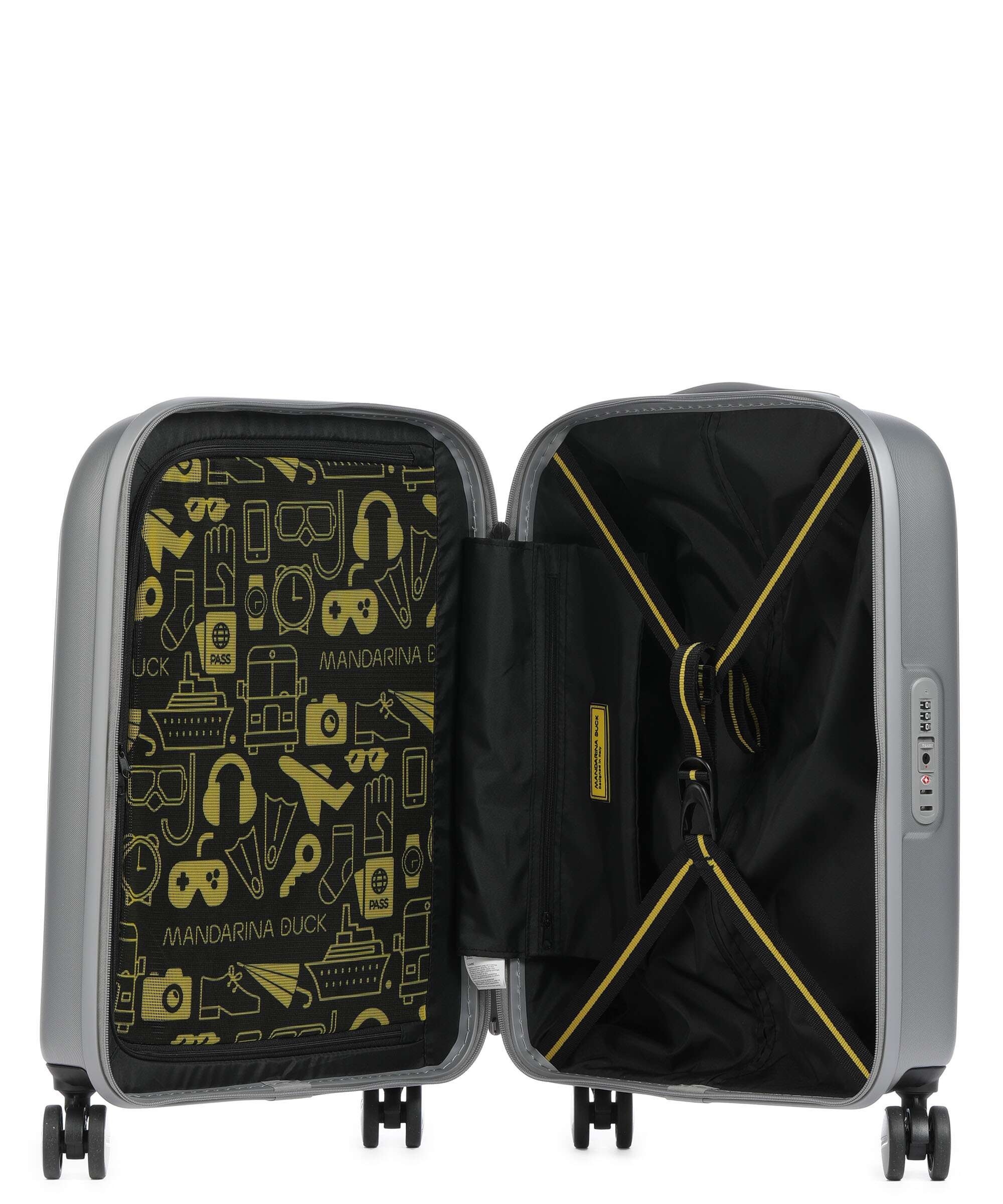 Mandarina Duck Logoduck+ Spinner (4 wheels) silver - Image 5