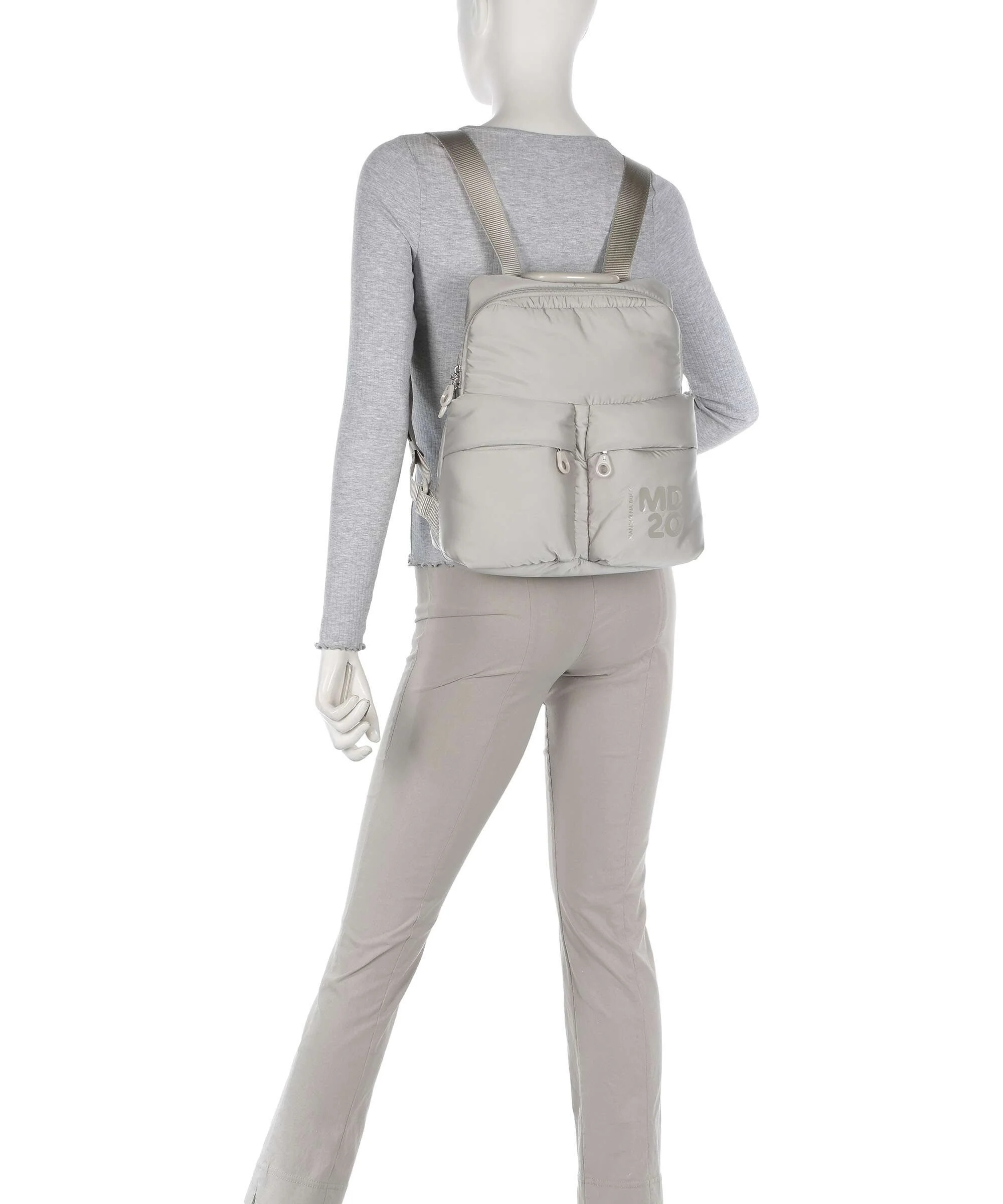 Mandarina Duck MD20 Balloon Backpack sage gray - Image 3