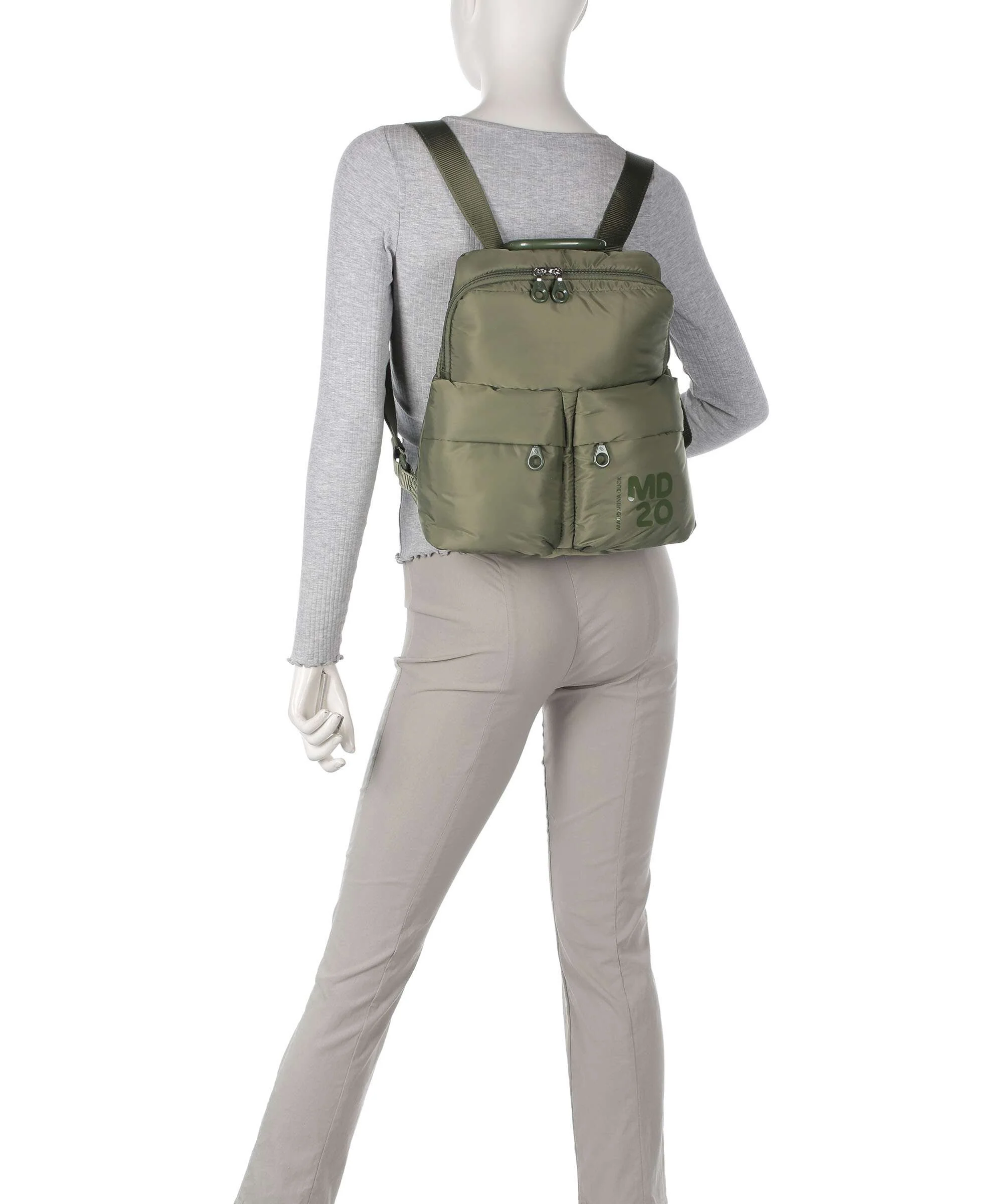 Mandarina Duck MD20 Balloon Backpack military green - Image 3