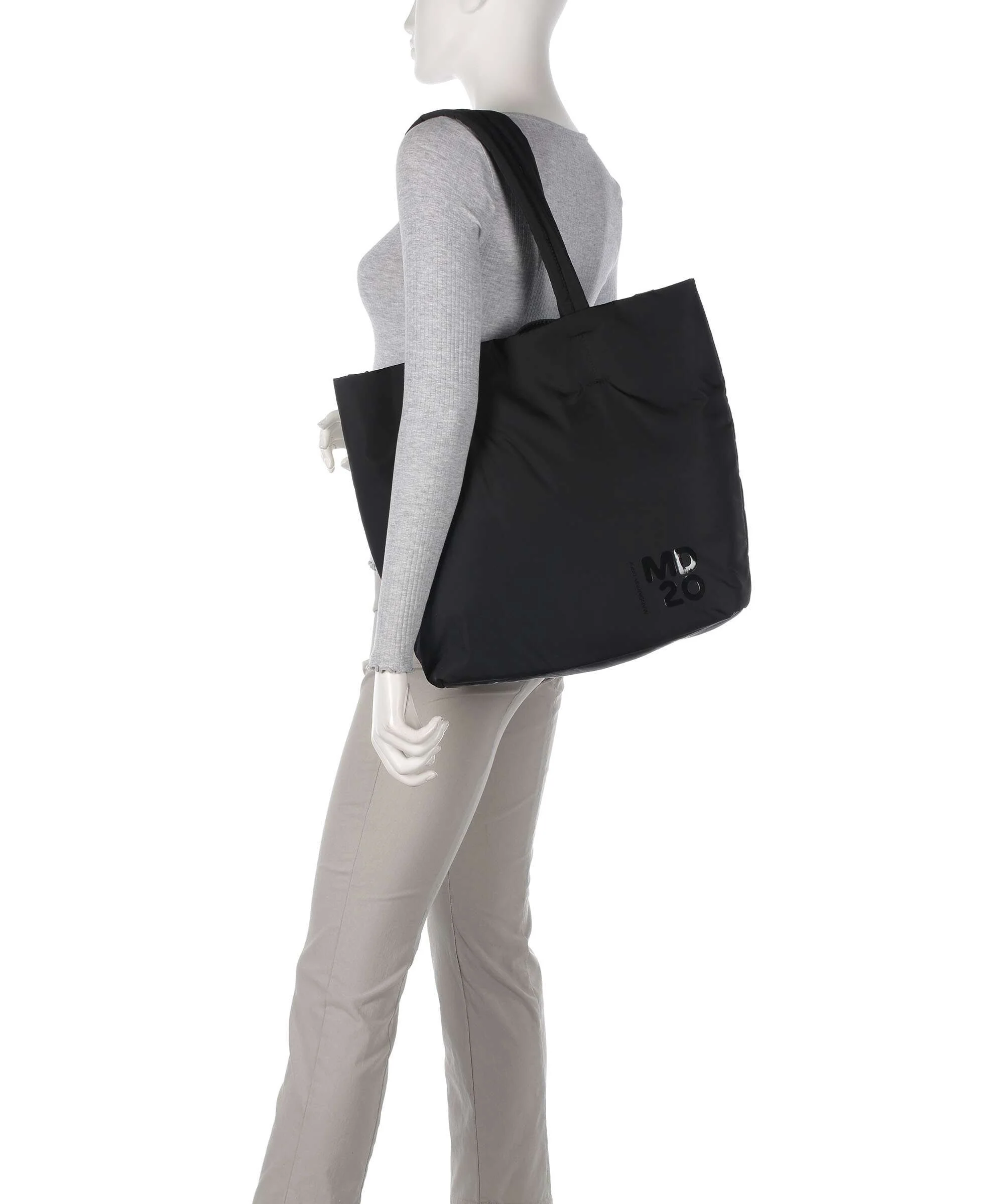 Mandarina Duck MD20 Balloon Tote bag black - Image 3