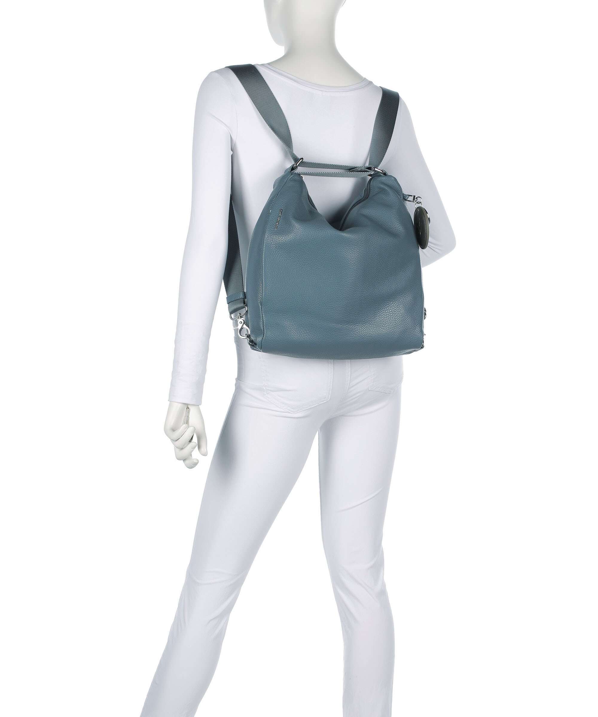 Mandarina Duck Mellow Leather Backpack bag iron - Image 4