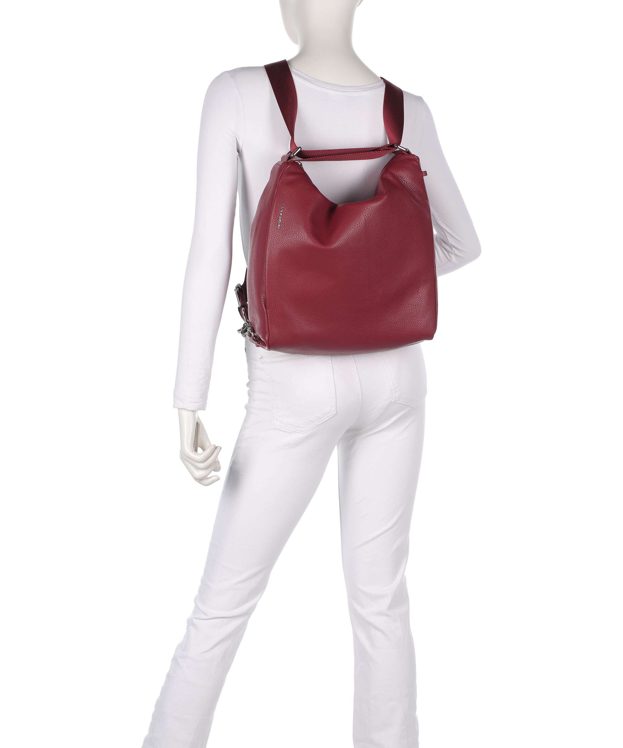 Mandarina Duck Mellow Leather Backpack bag grape - Image 4