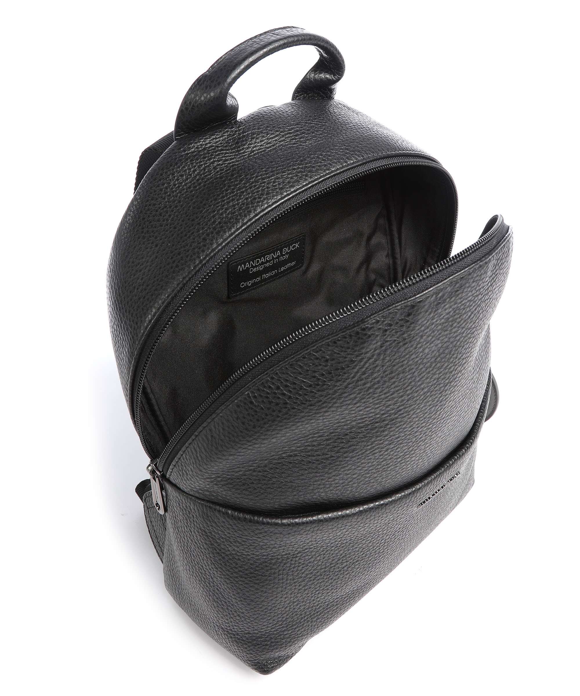 Mandarina Duck Mellow Leather Backpack nero - Image 4