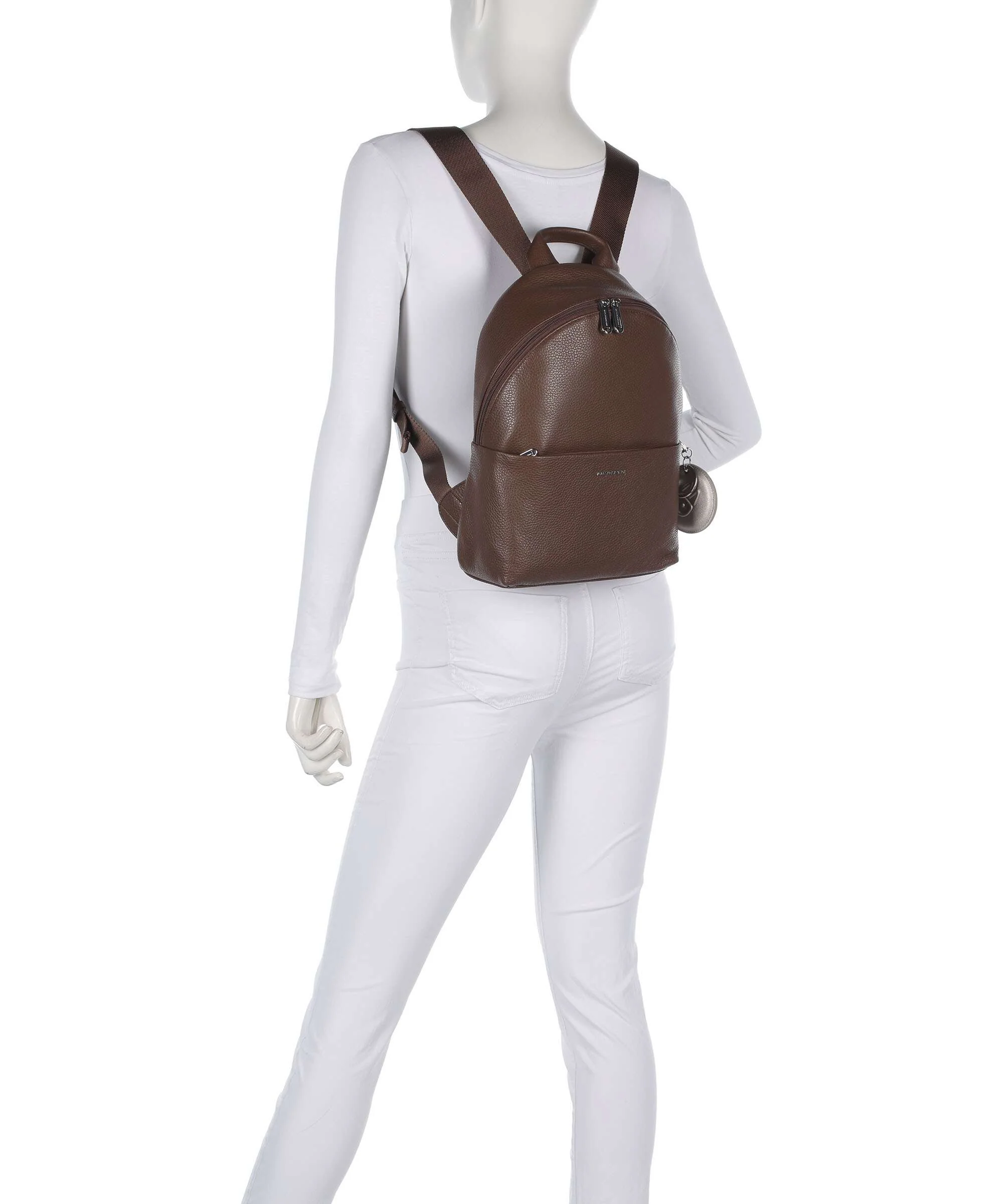 Mandarina Duck Mellow Leather Backpack milk chocolate - Image 3