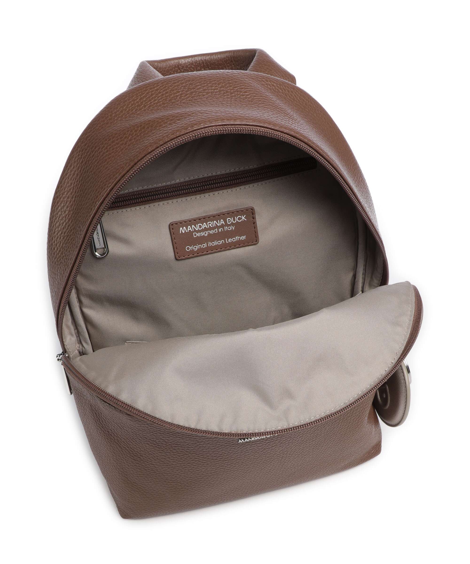 Mandarina Duck Mellow Leather Backpack milk chocolate - Image 5