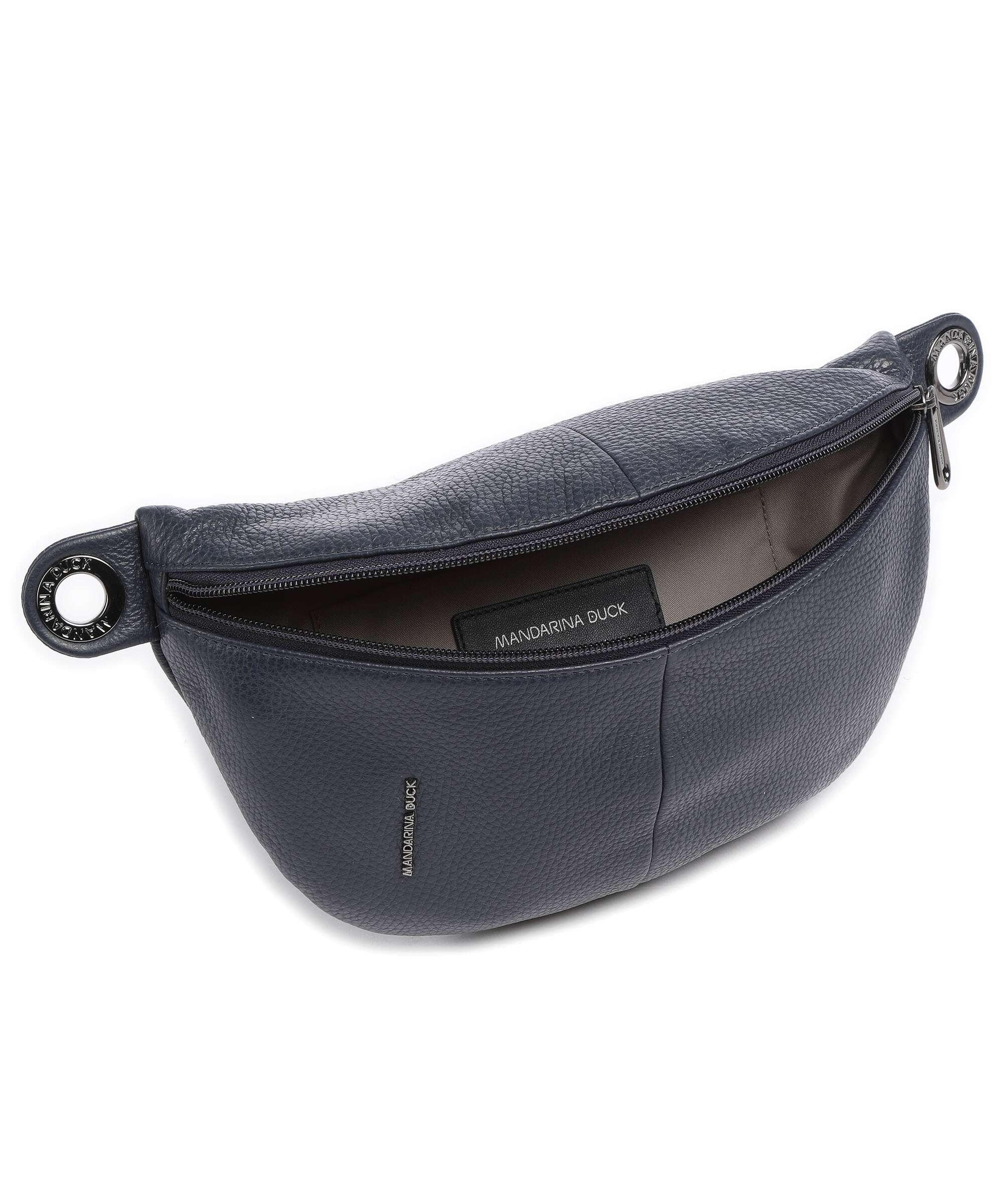 Mandarina Duck Mellow Leather Belt bag dress blue - Image 6