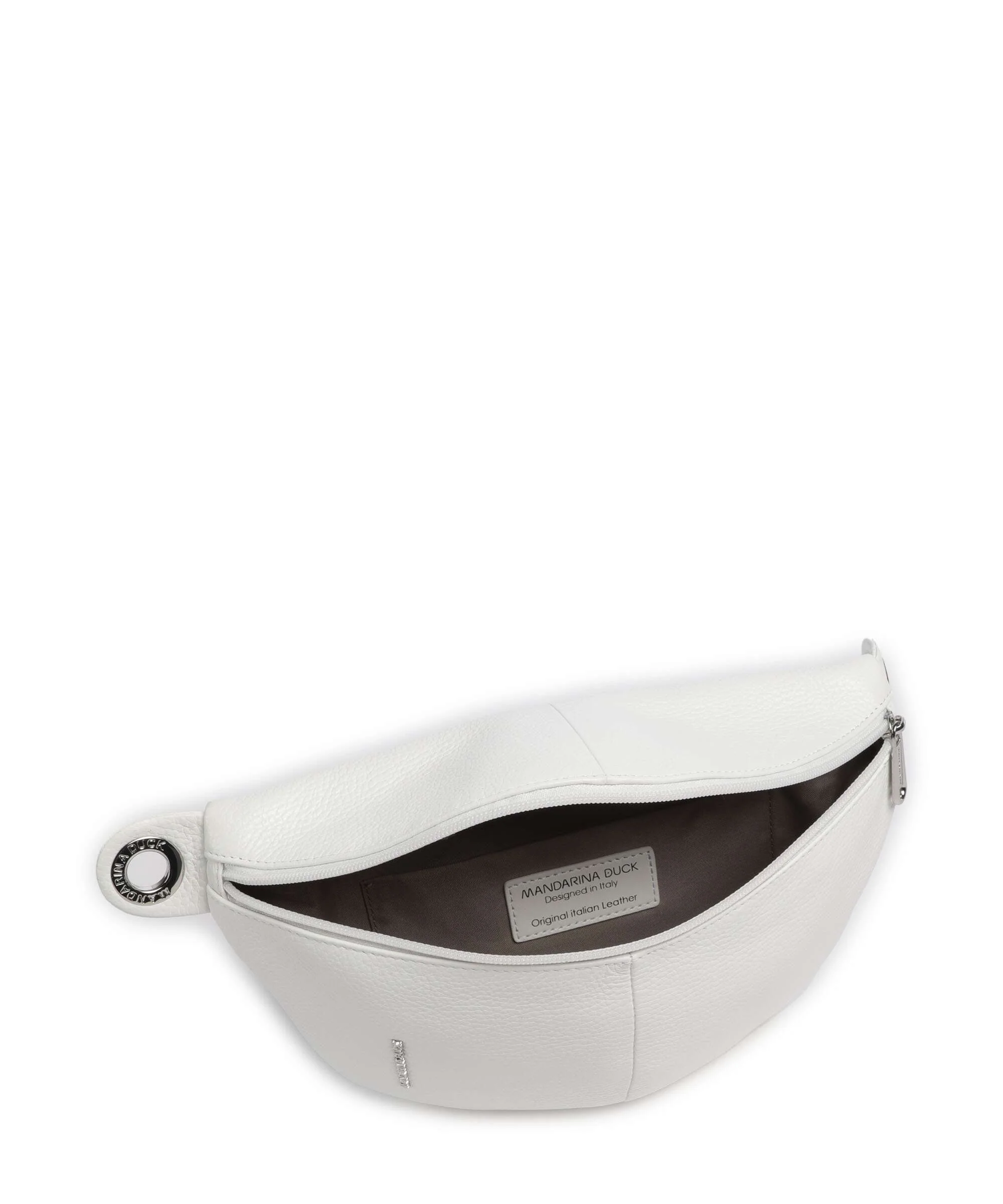 Mandarina Duck Mellow Leather Belt bag blanc - Image 5