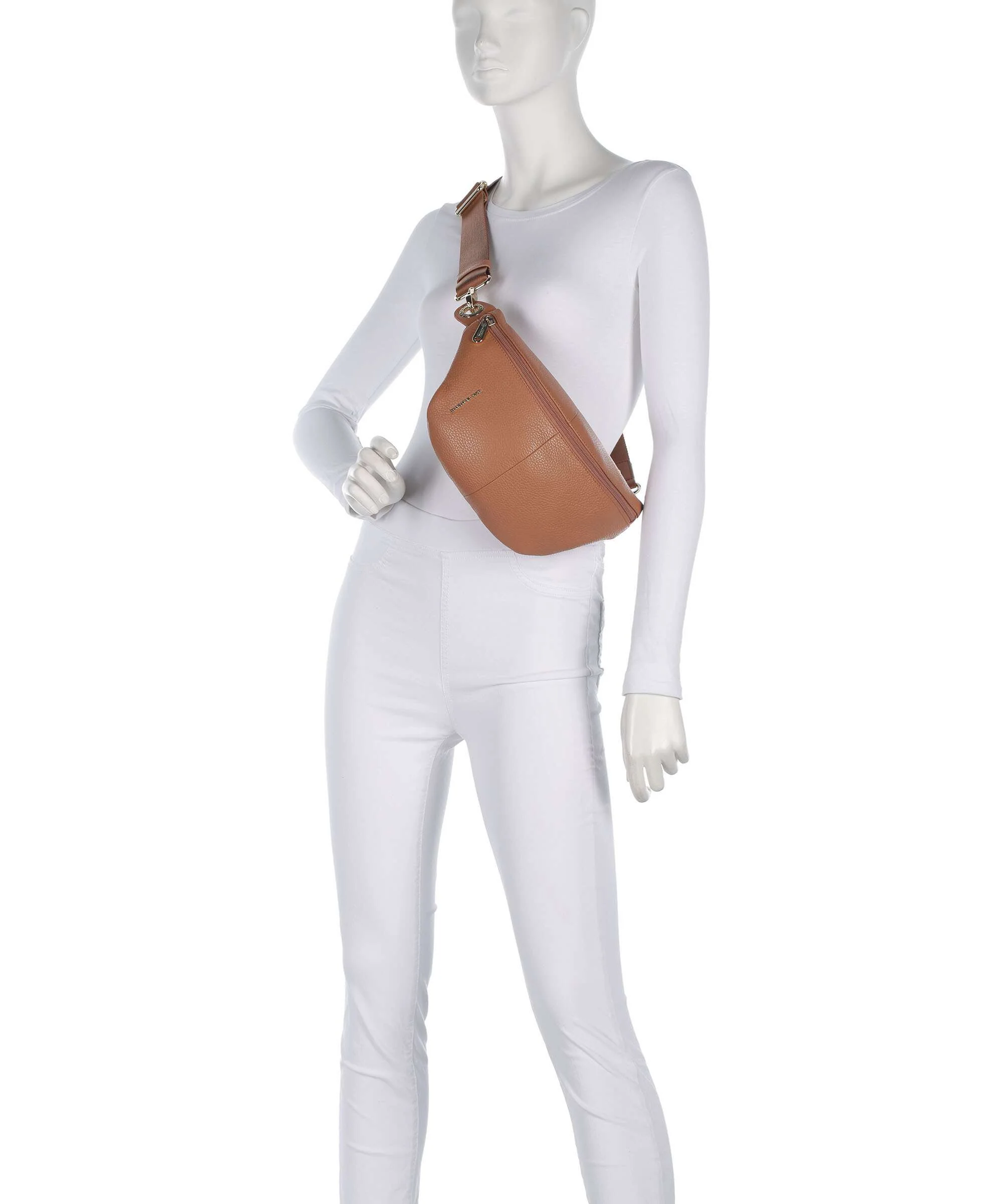 Mandarina Duck Mellow Leather Belt bag pecan nut - Image 3
