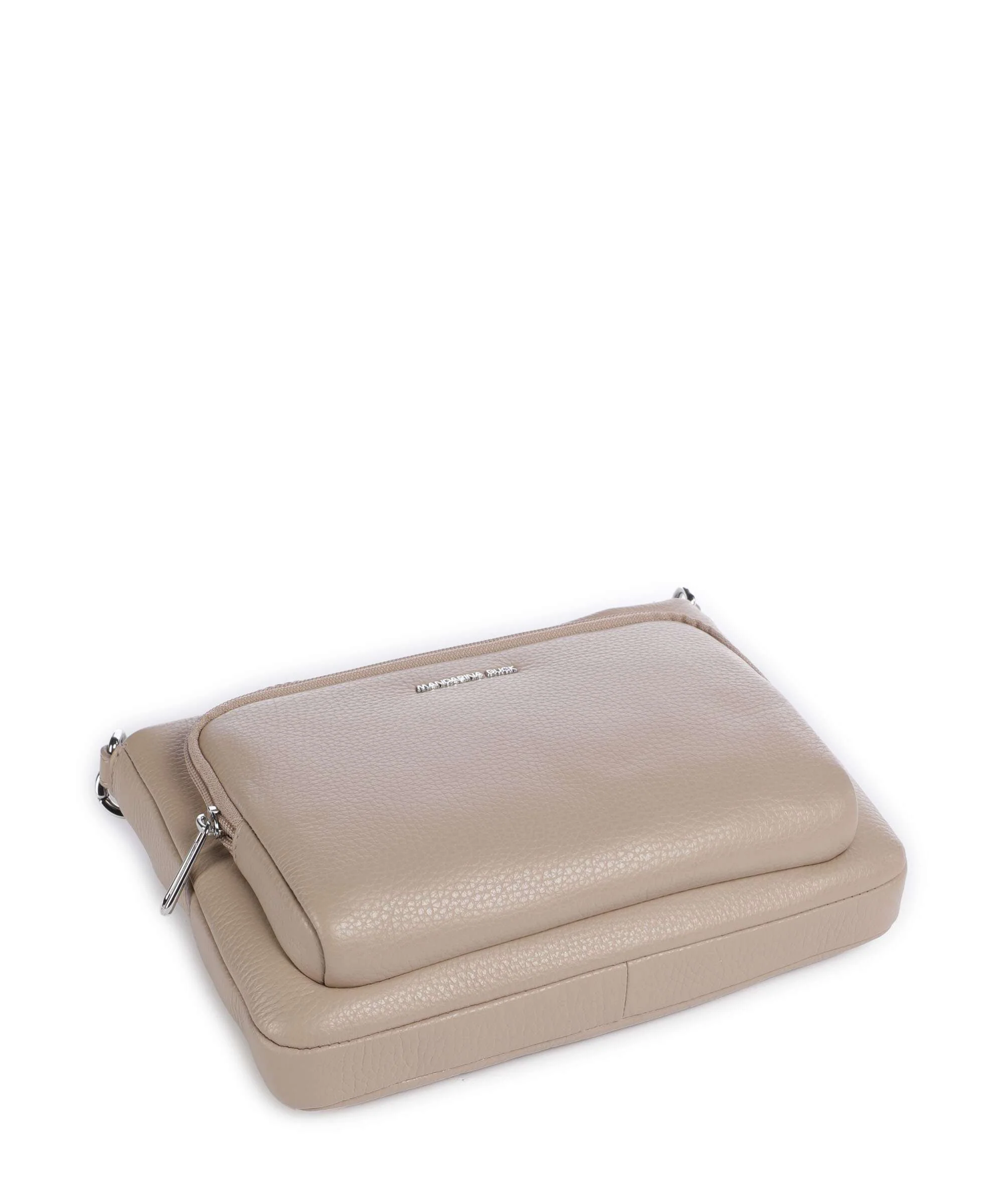 Mandarina Duck Mellow Leather Crossbody bag warm taupe - Image 5