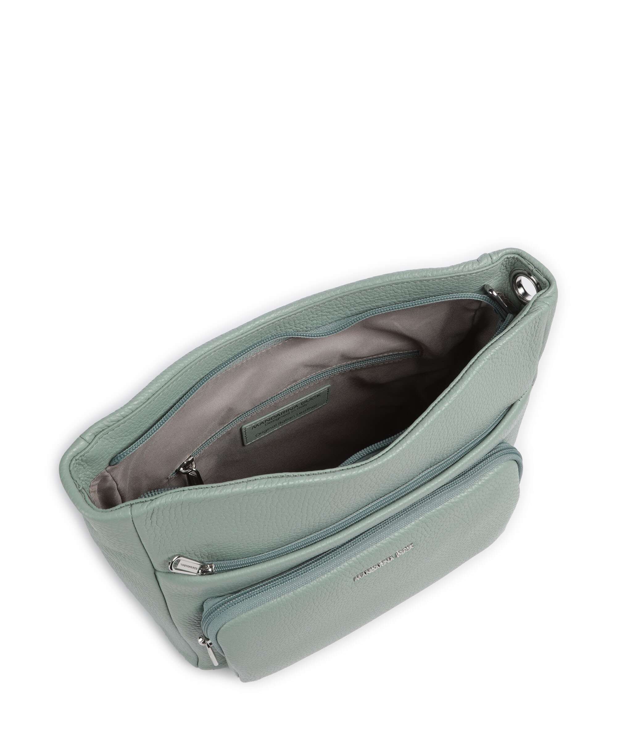 Mandarina Duck Mellow Leather Crossbody bag iceberg green - Image 6