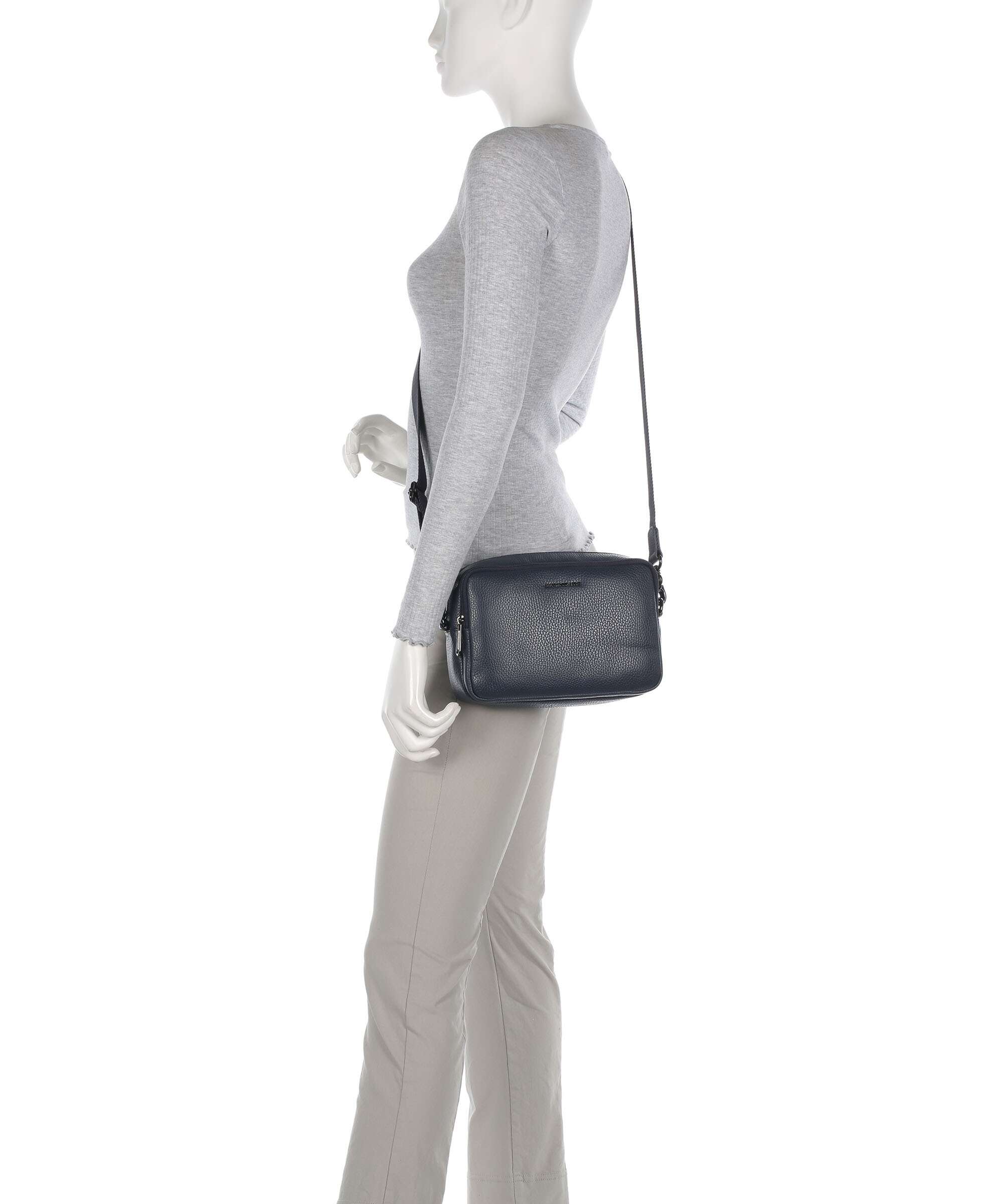 Mandarina Duck Mellow Leather Crossbody bag dress blue - Image 3