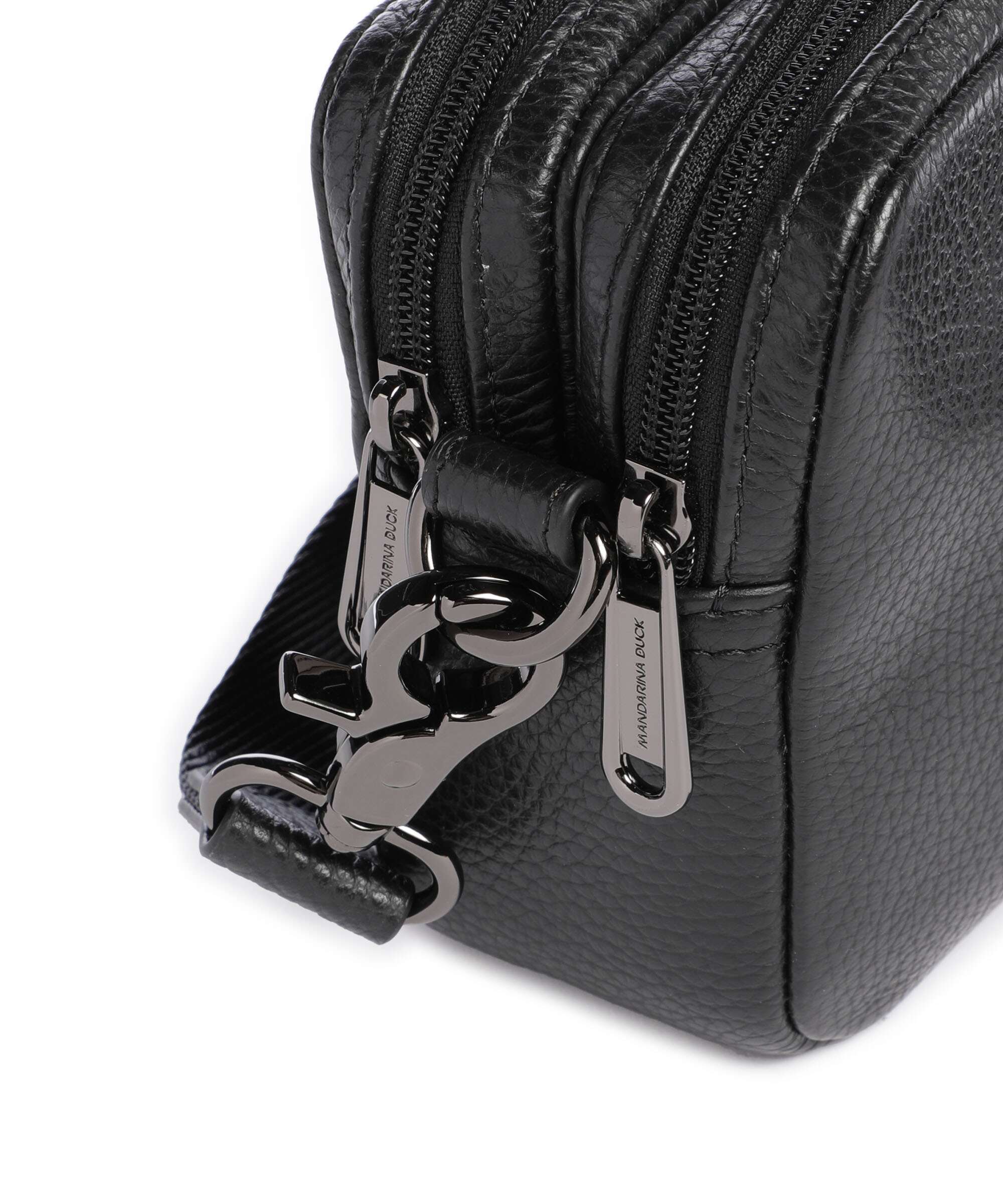 Mandarina Duck Mellow Leather Crossbody bag nero - Image 4
