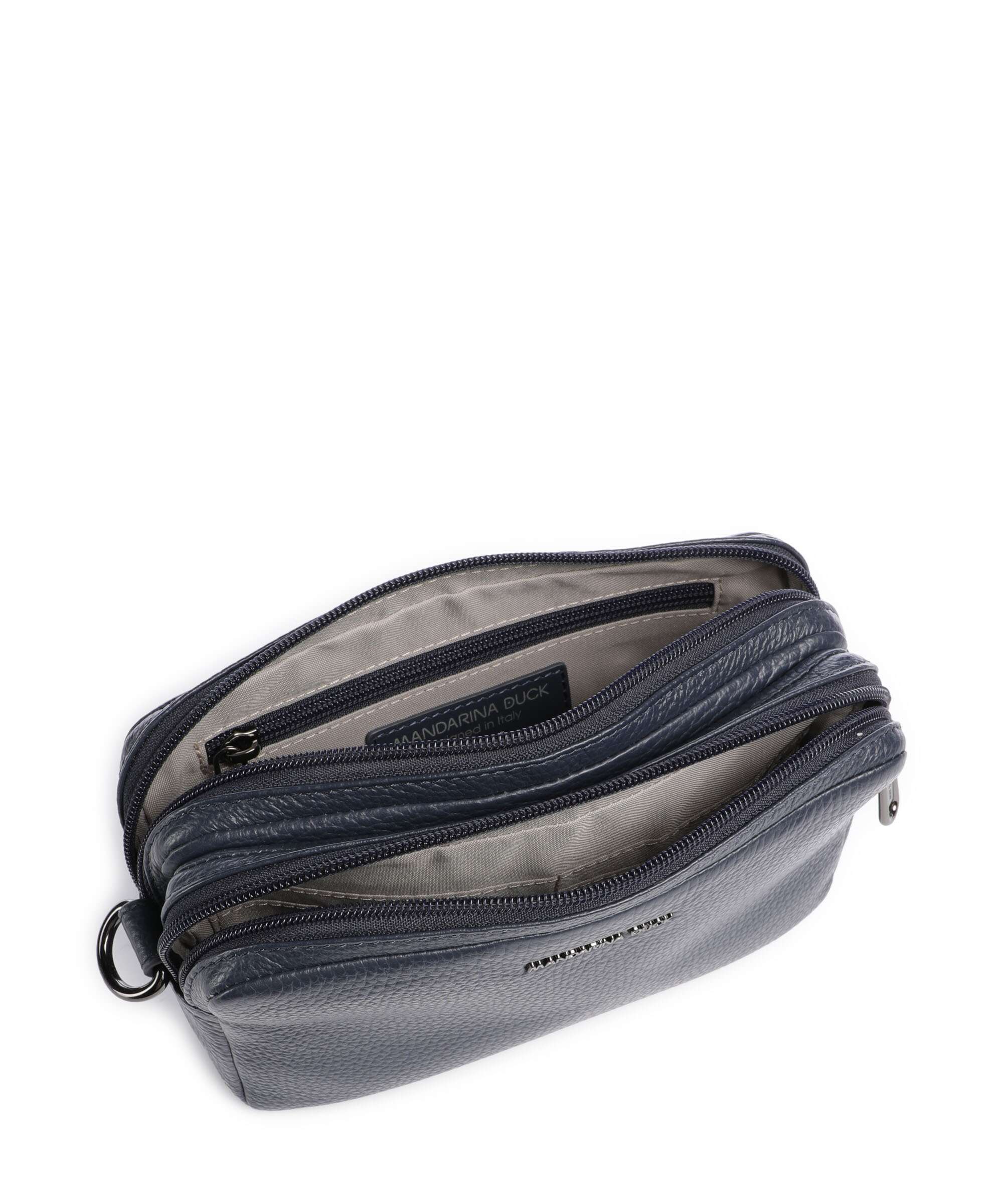 Mandarina Duck Mellow Leather Crossbody bag dress blue - Image 6