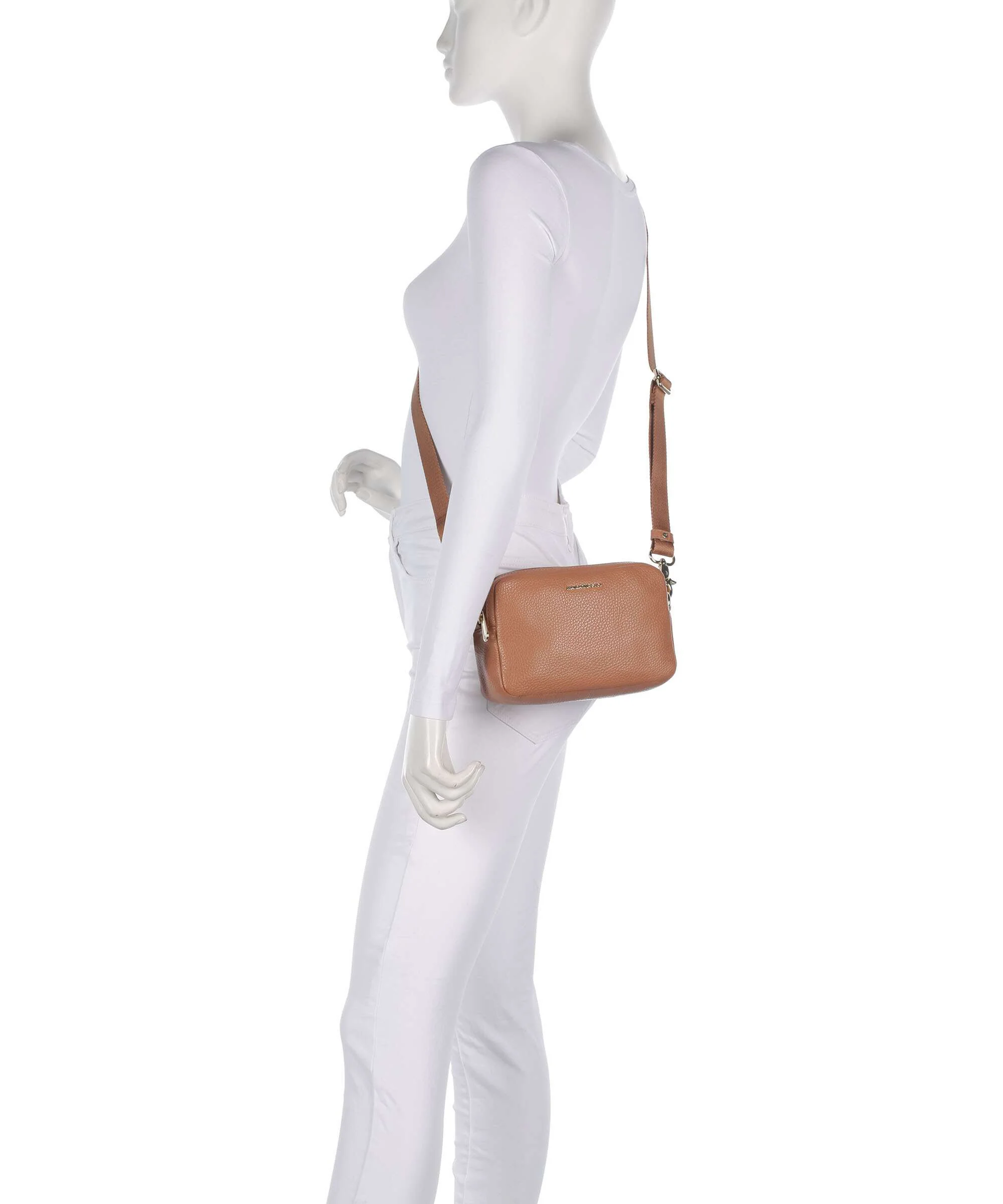 Mandarina Duck Mellow Leather Crossbody bag pecan nut - Image 3