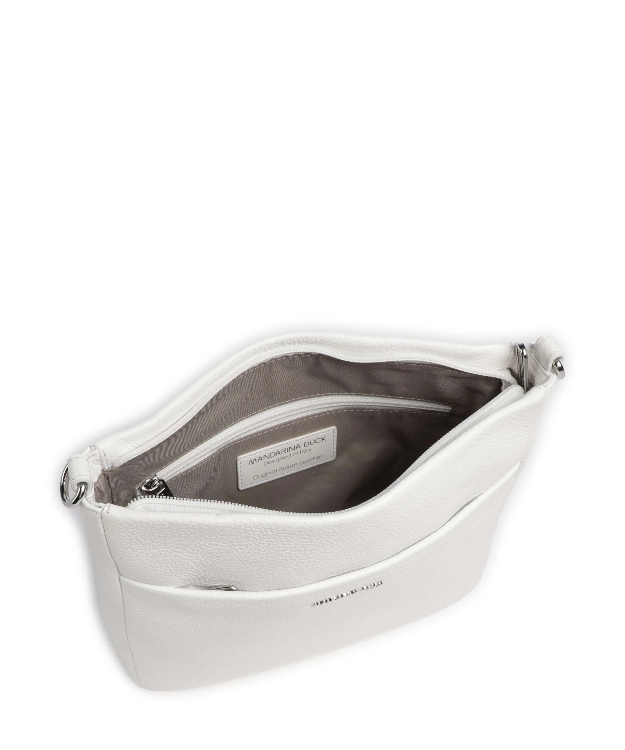 Mandarina Duck Mellow Leather Crossbody bag blanc - Image 5