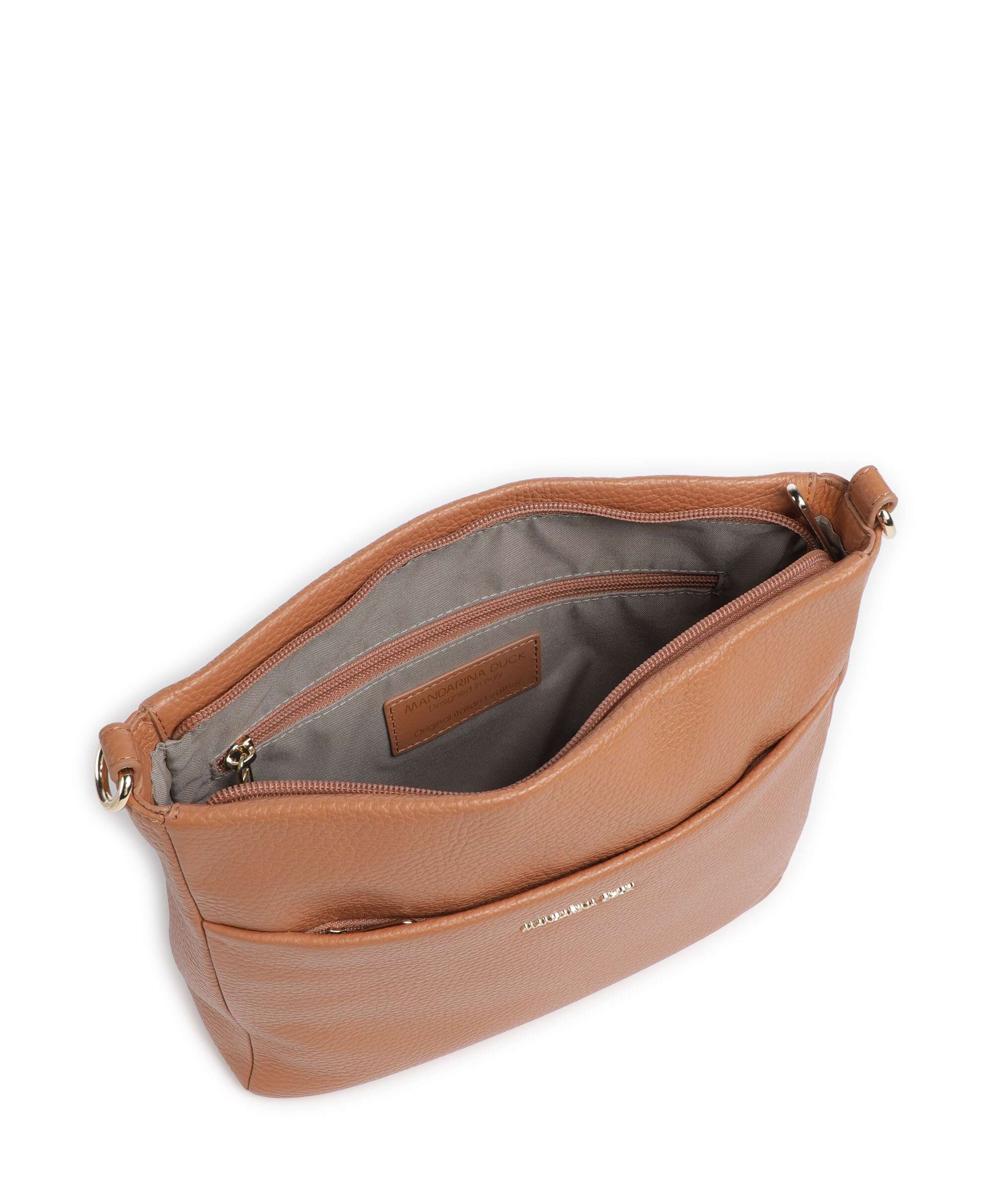 Mandarina Duck Mellow Leather Crossbody bag pecan nut - Image 6