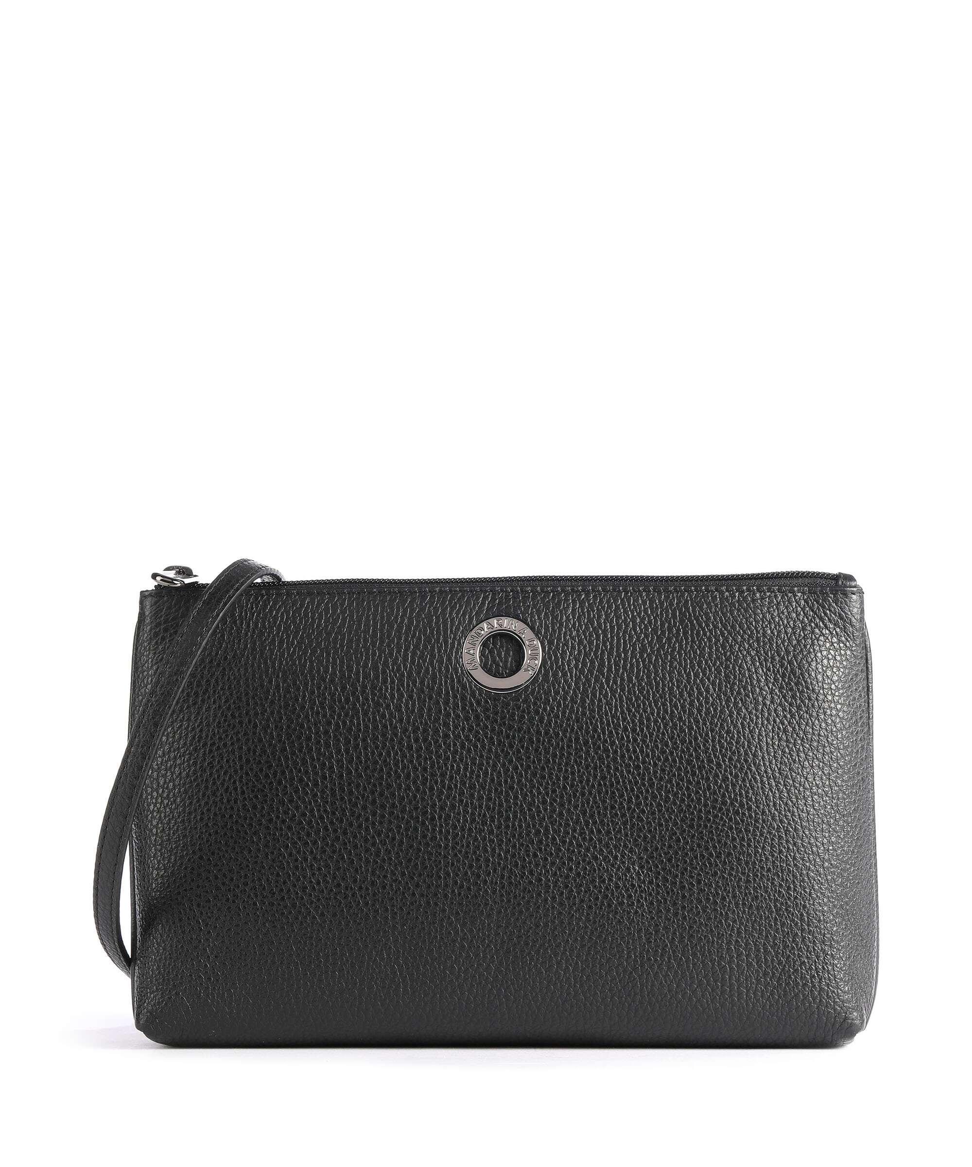Mandarina Duck Mellow Leather Crossbody bag nero