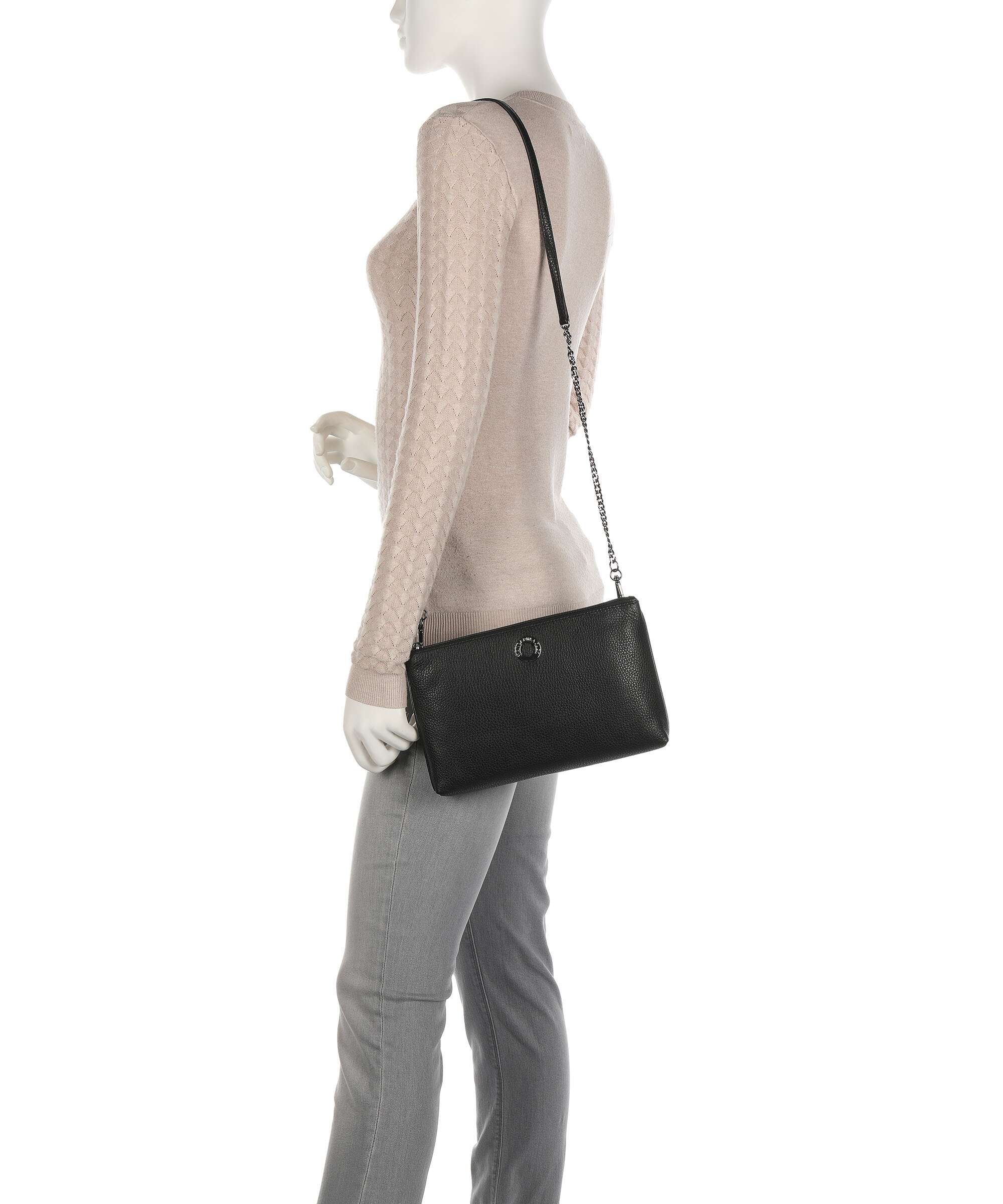 Mandarina Duck Mellow Leather Crossbody bag nero - Image 3