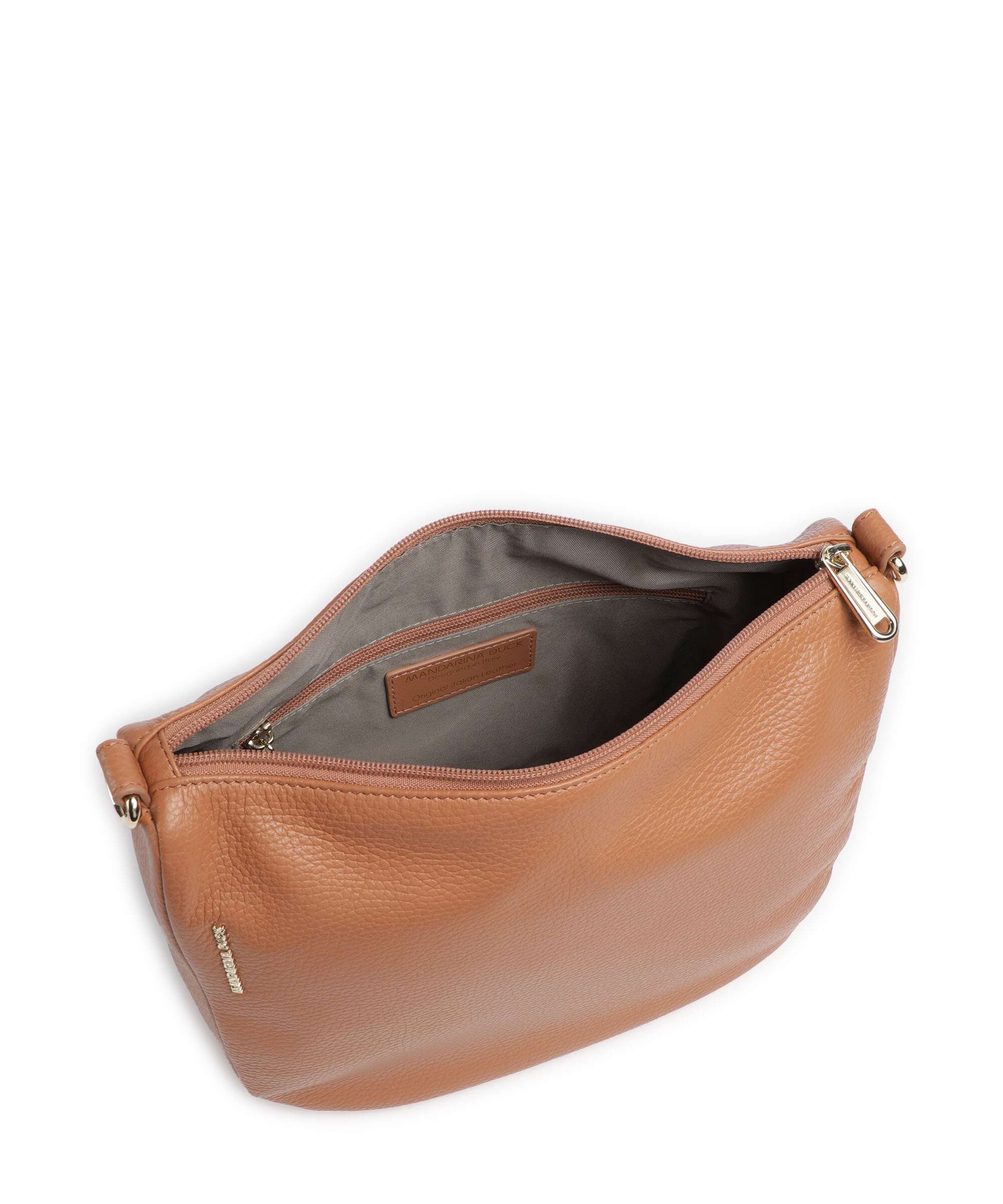 Mandarina Duck Mellow Leather Crossbody bag pecan nut - Image 5