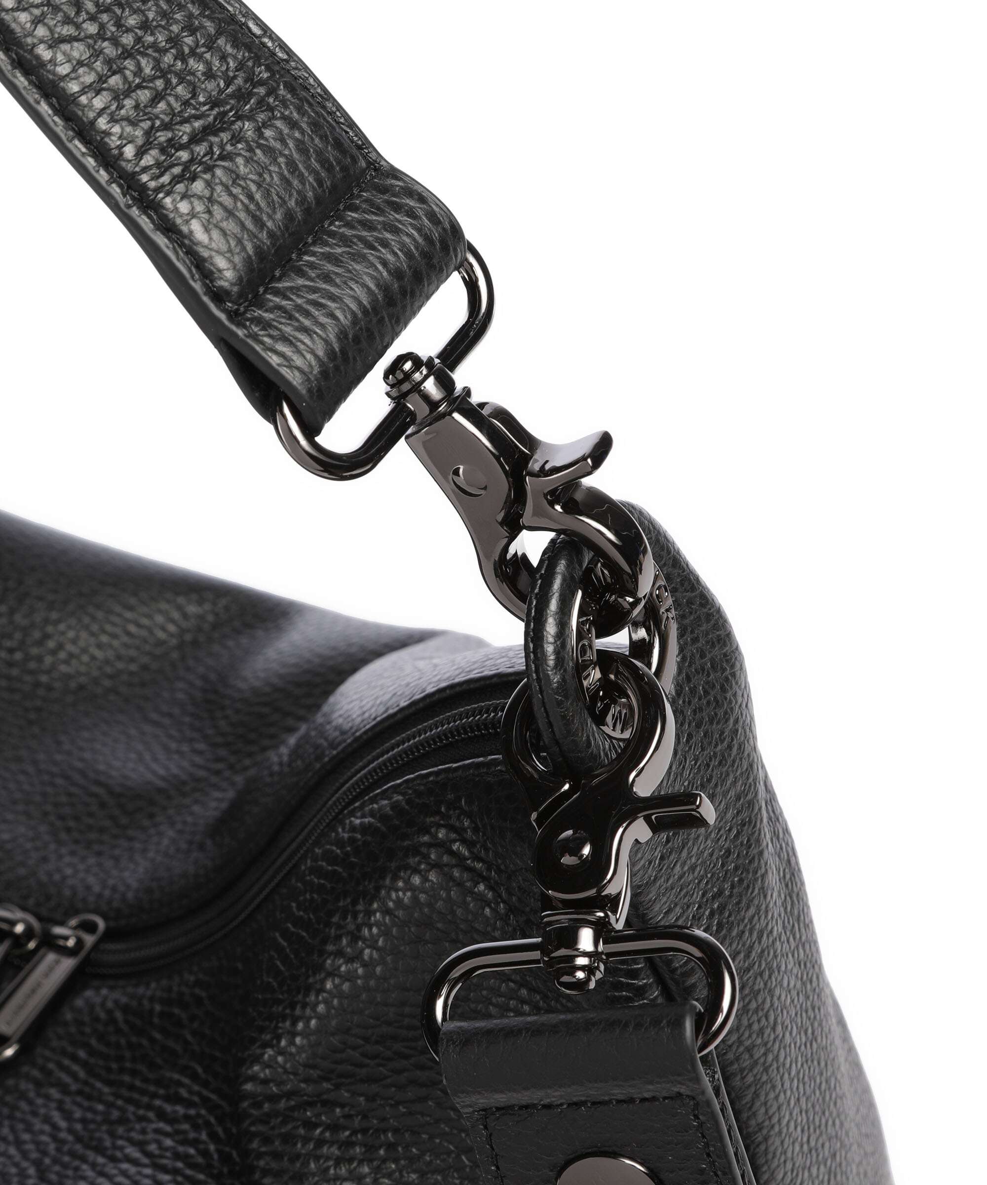 Mandarina Duck Mellow Leather Hobo bag nero - Image 4