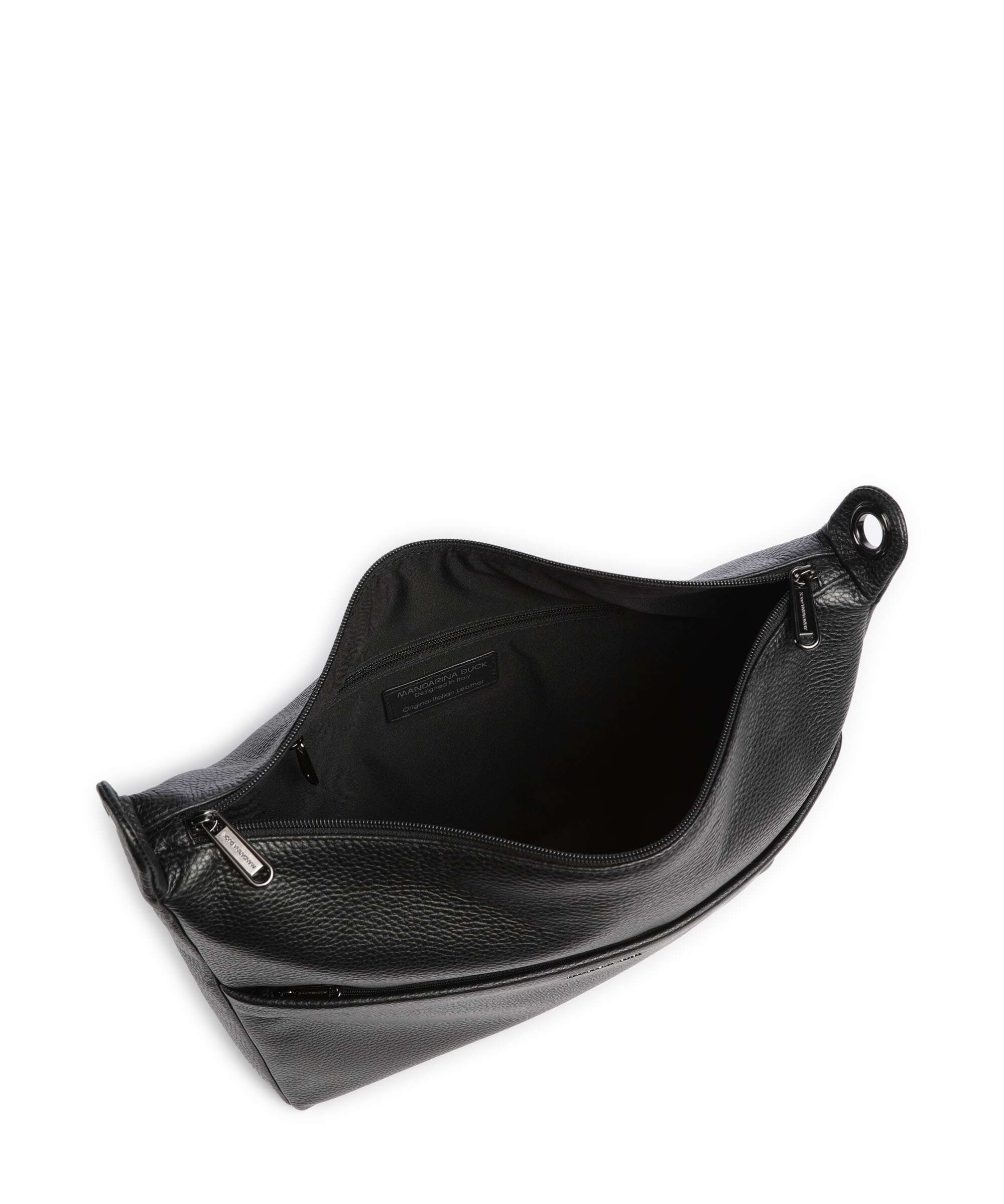 Mandarina Duck Mellow Leather Hobo bag nero - Image 6