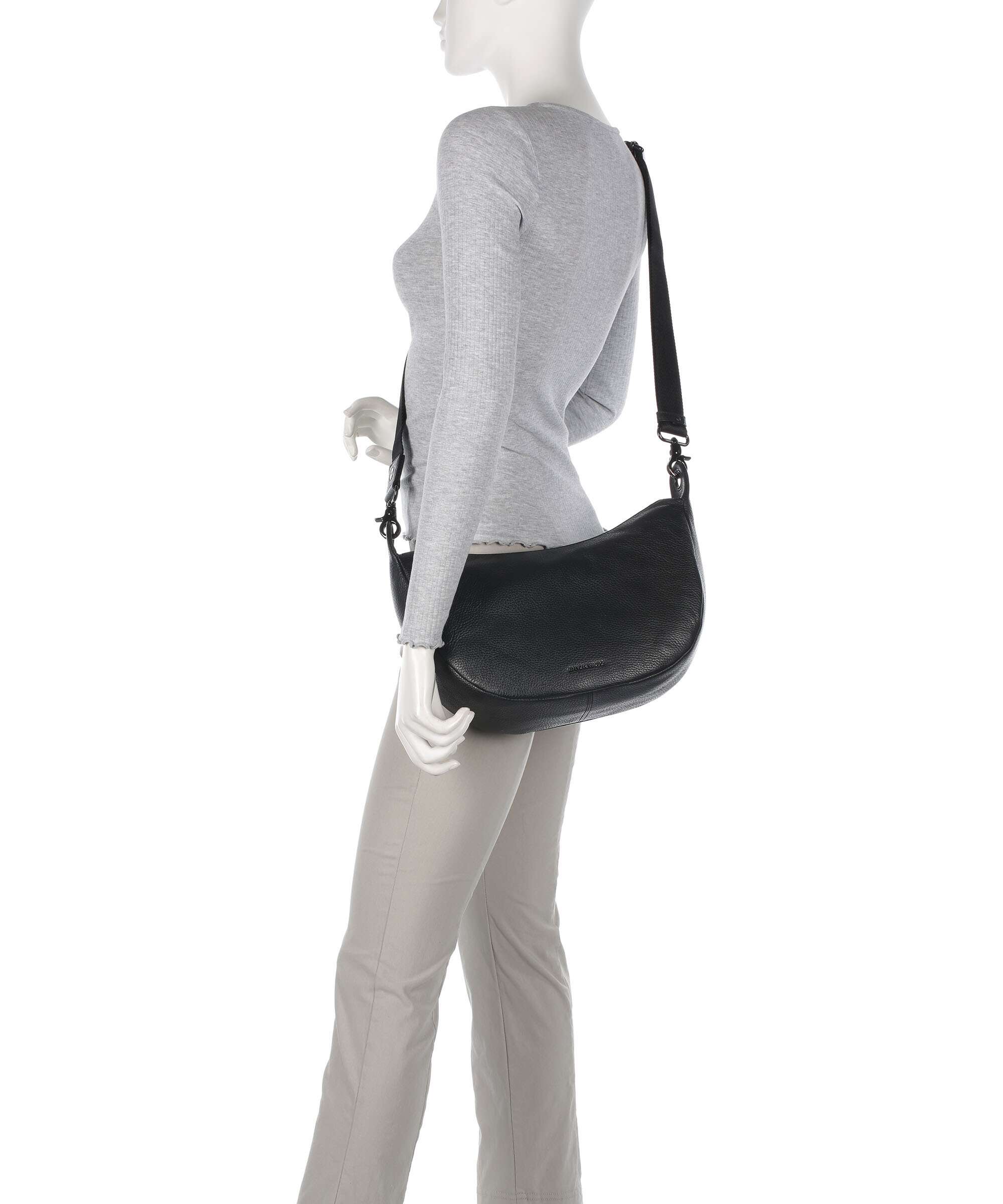 Mandarina Duck Mellow Leather Shoulder bag nero - Image 3