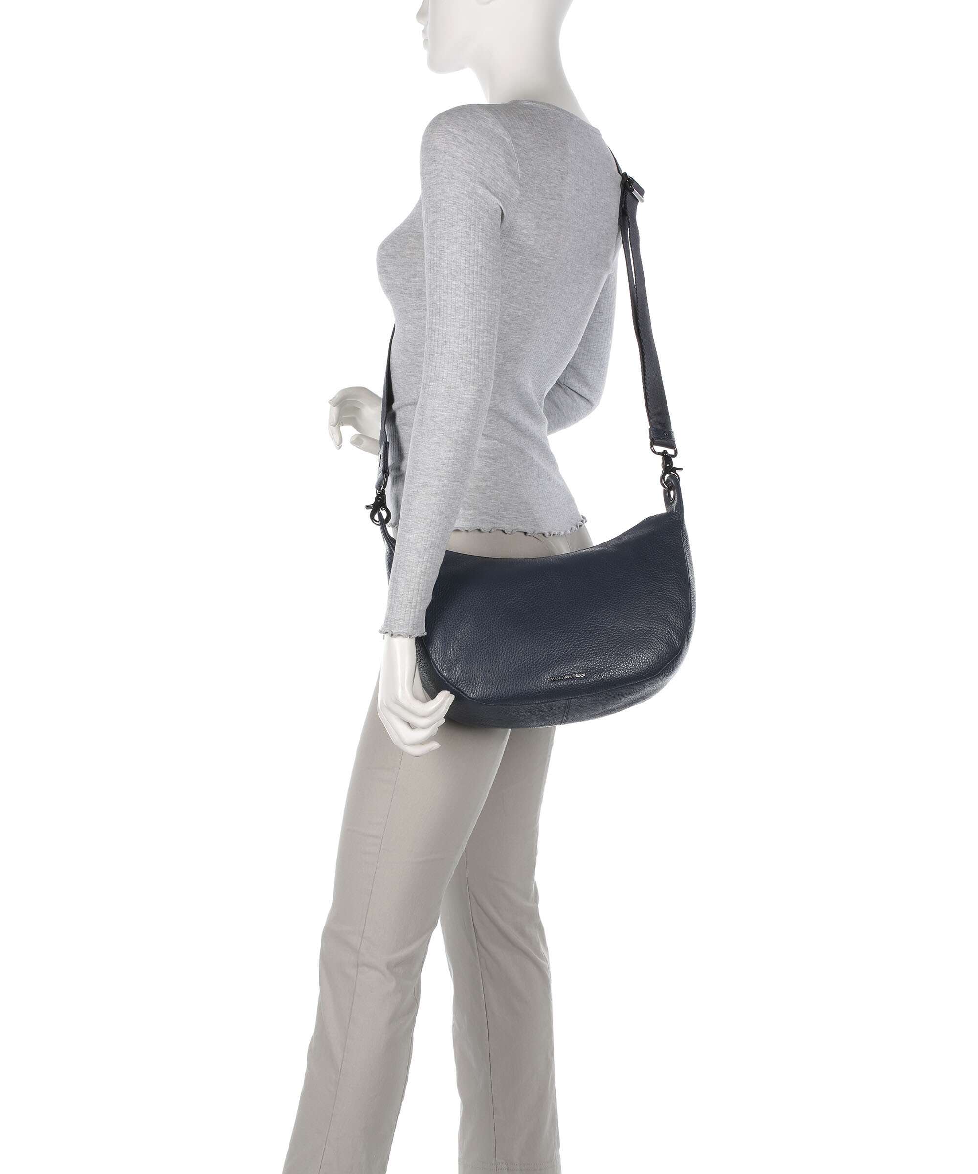 Mandarina Duck Mellow Leather Shoulder bag dress blue - Image 3