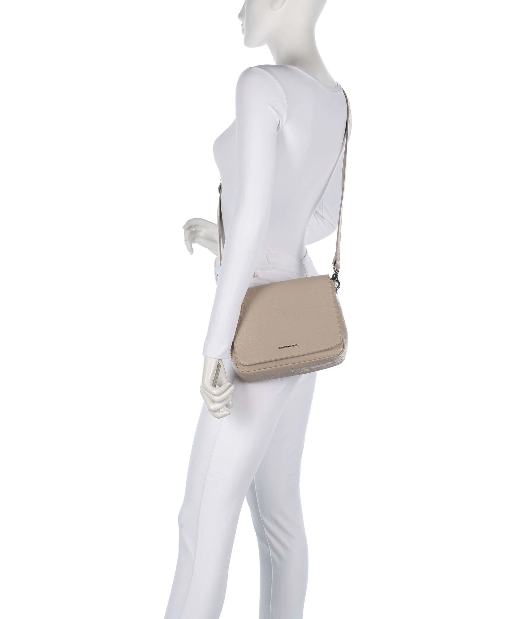 Mandarina Duck Mellow Leather Shoulder bag warm taupe - Image 3