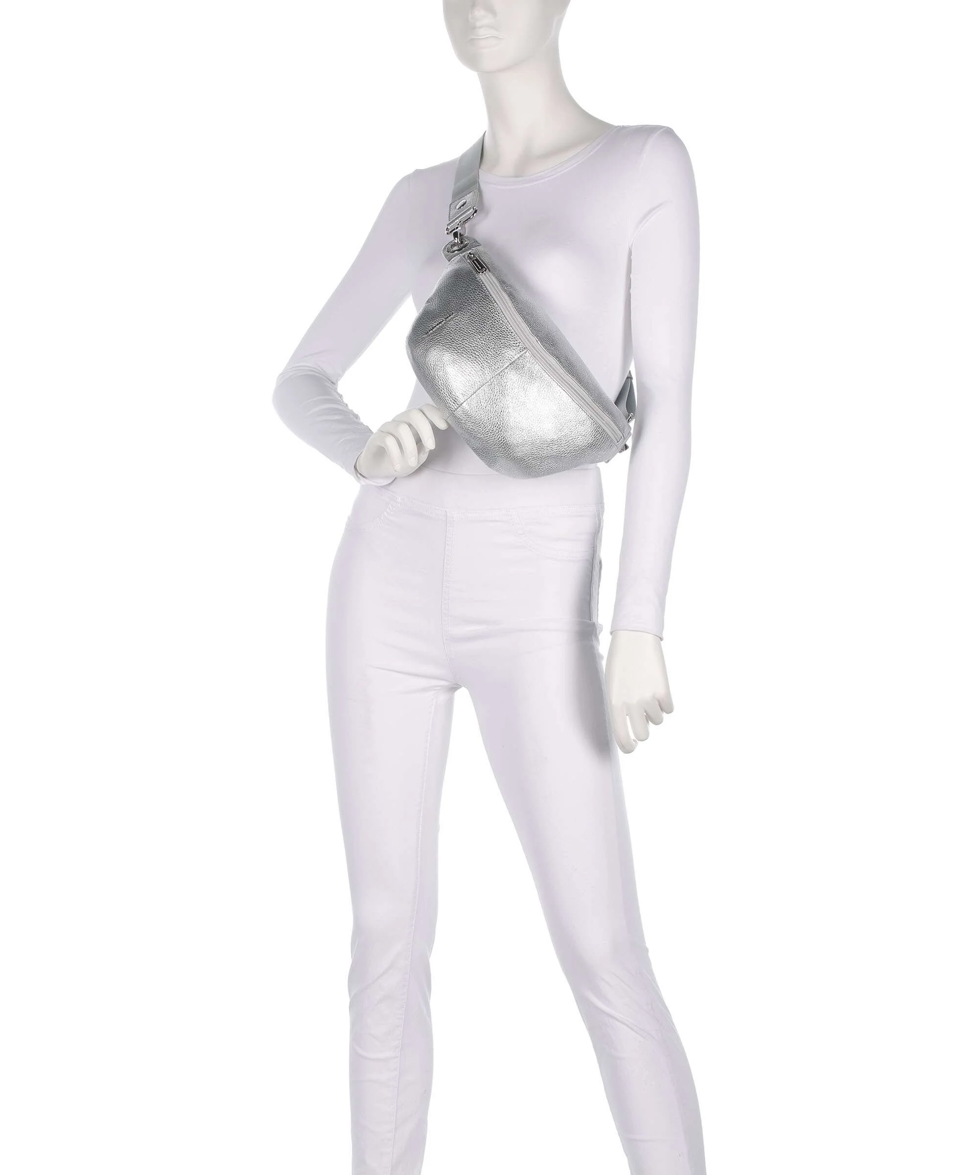 Mandarina Duck Mellow Metal Belt bag silver - Image 3