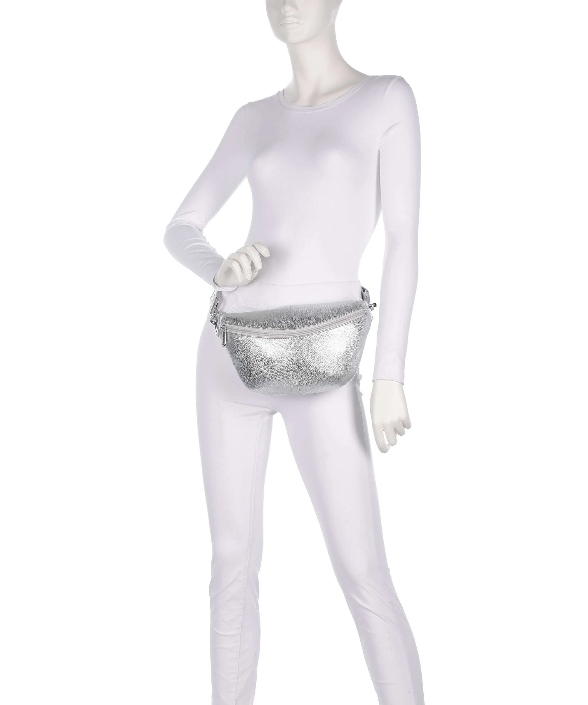 Mandarina Duck Mellow Metal Belt bag silver - Image 4