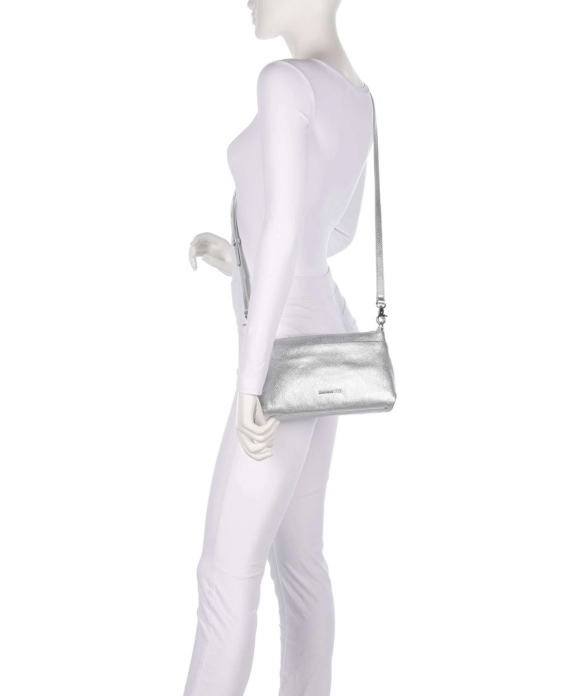 Mandarina Duck Mellow Metal Crossbody bag silver - Image 3