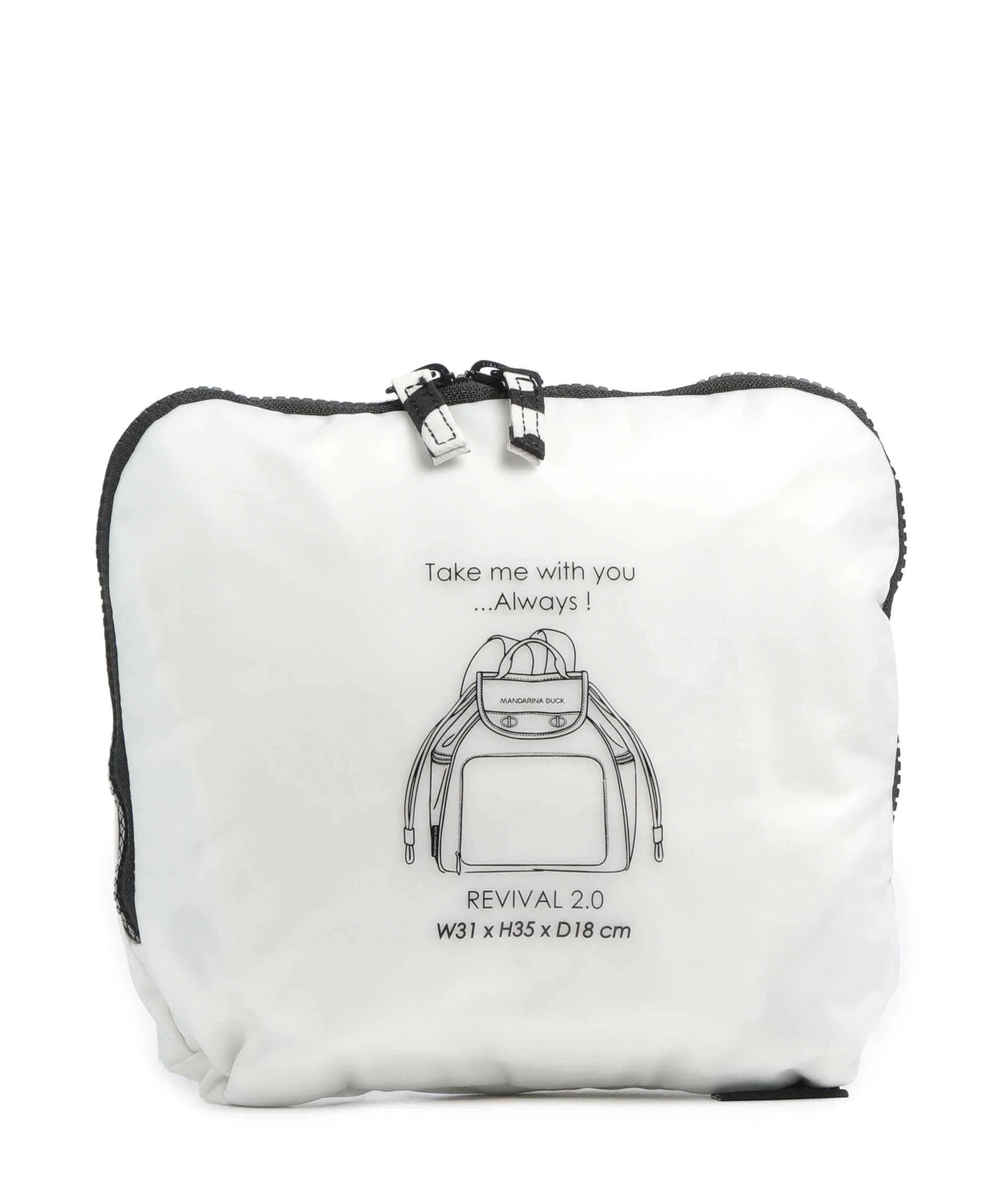 Mandarina Duck Revival Moire Backpack moire - Image 6