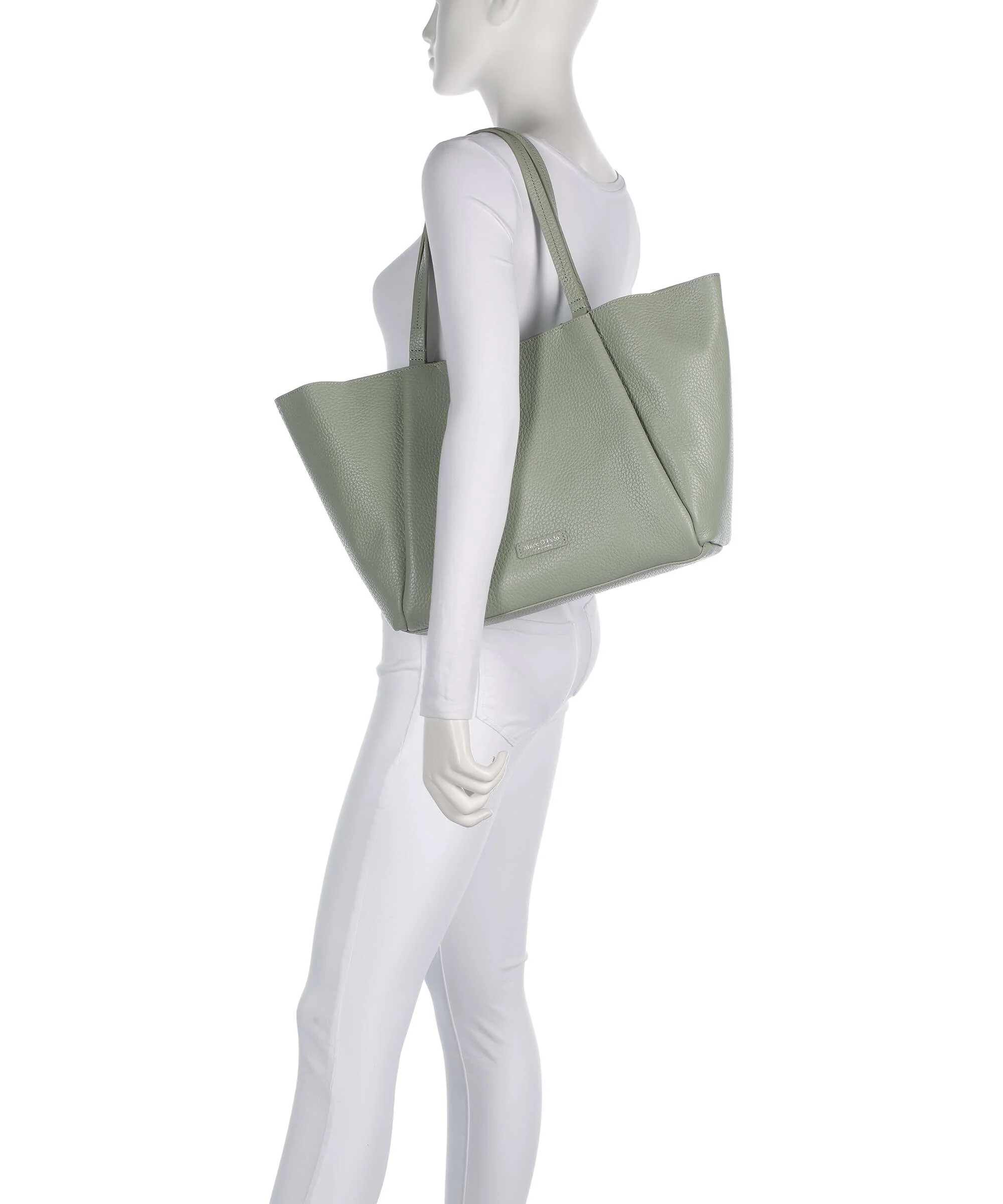 Marc O'Polo Biana M Tote bag fresh sage - Image 3