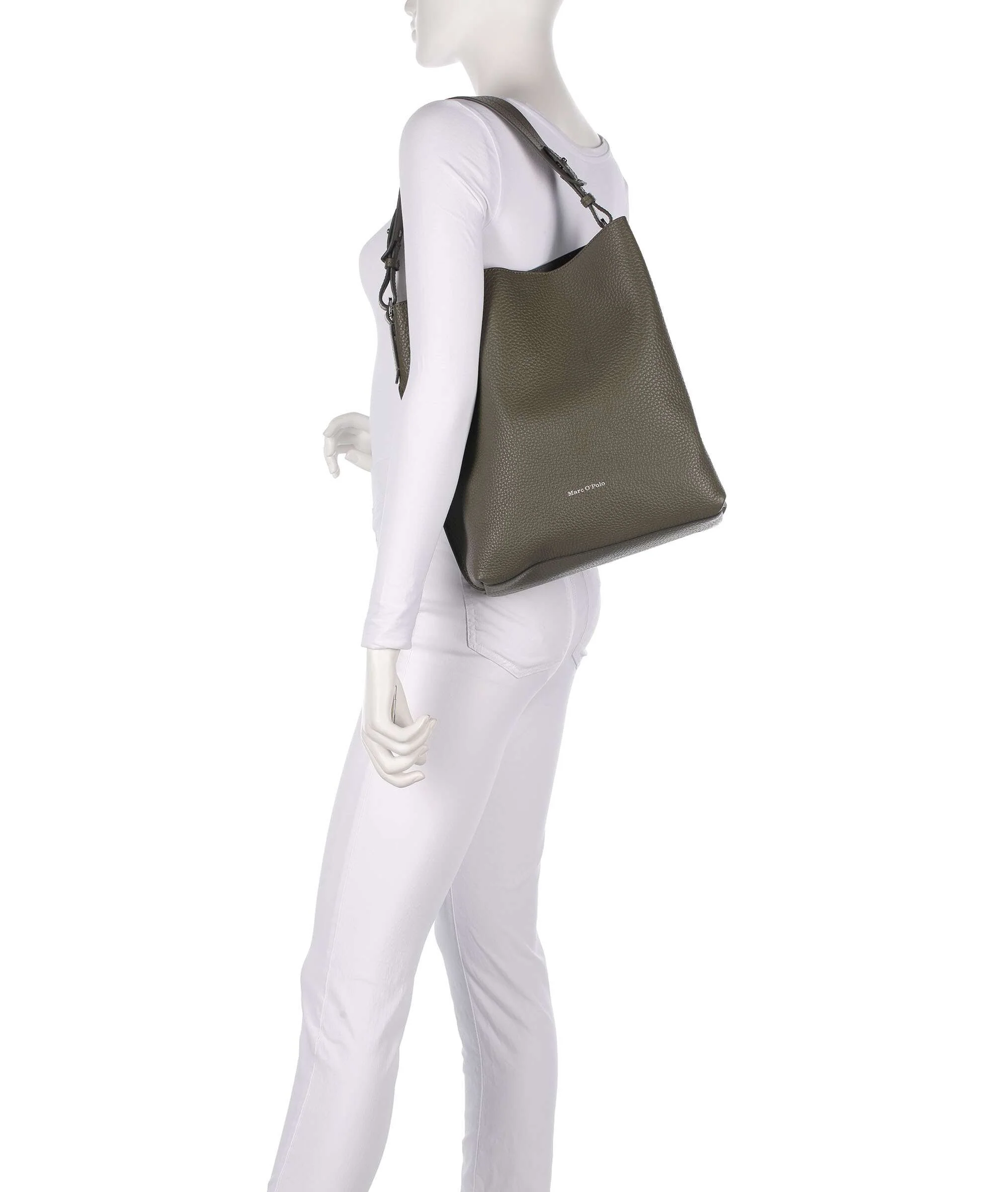 Marc O'Polo Brinja M Hobo bag dark mossy olive - Image 3