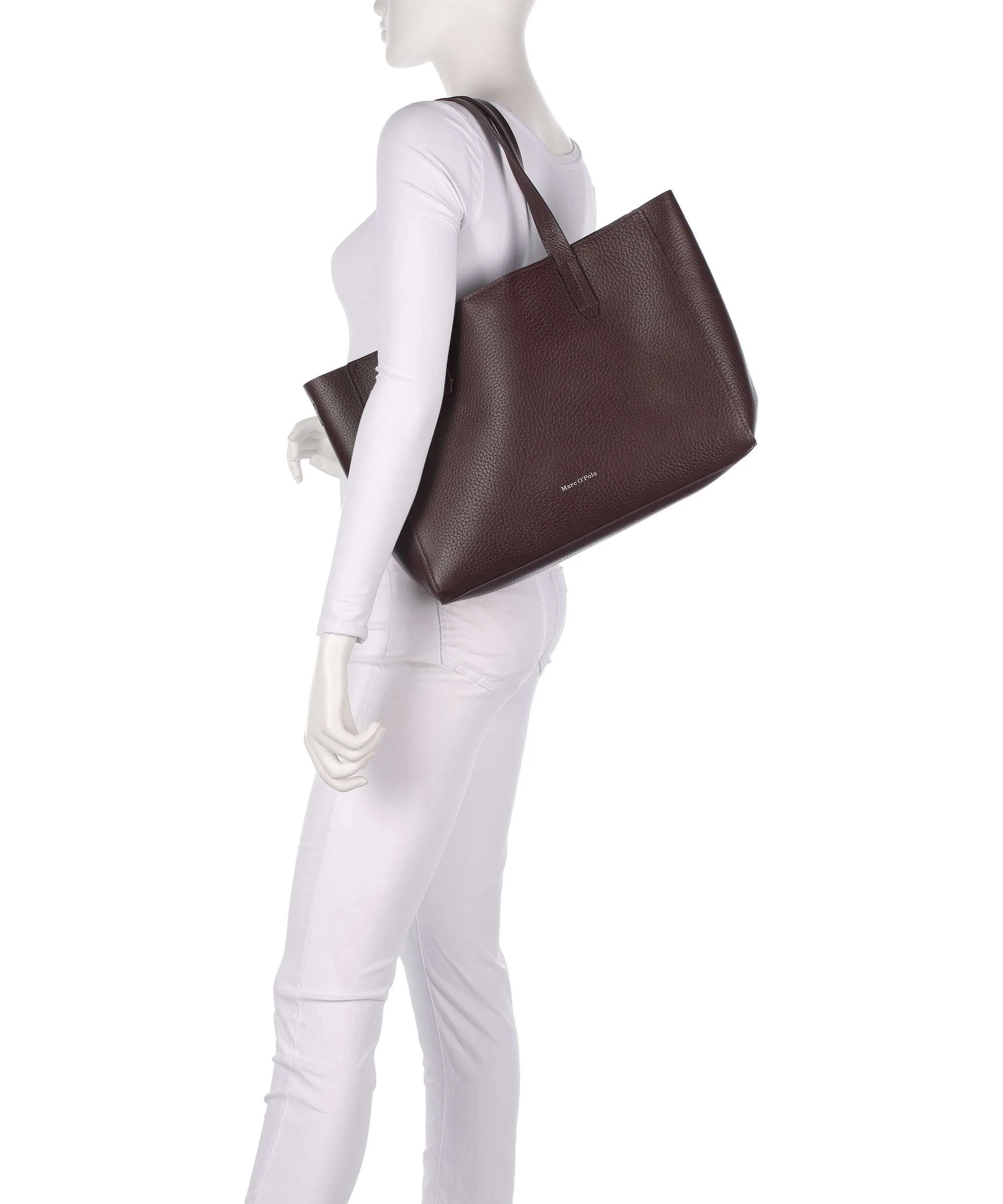 Marc O'Polo Busin M Tote bag dark aubergine - Image 3