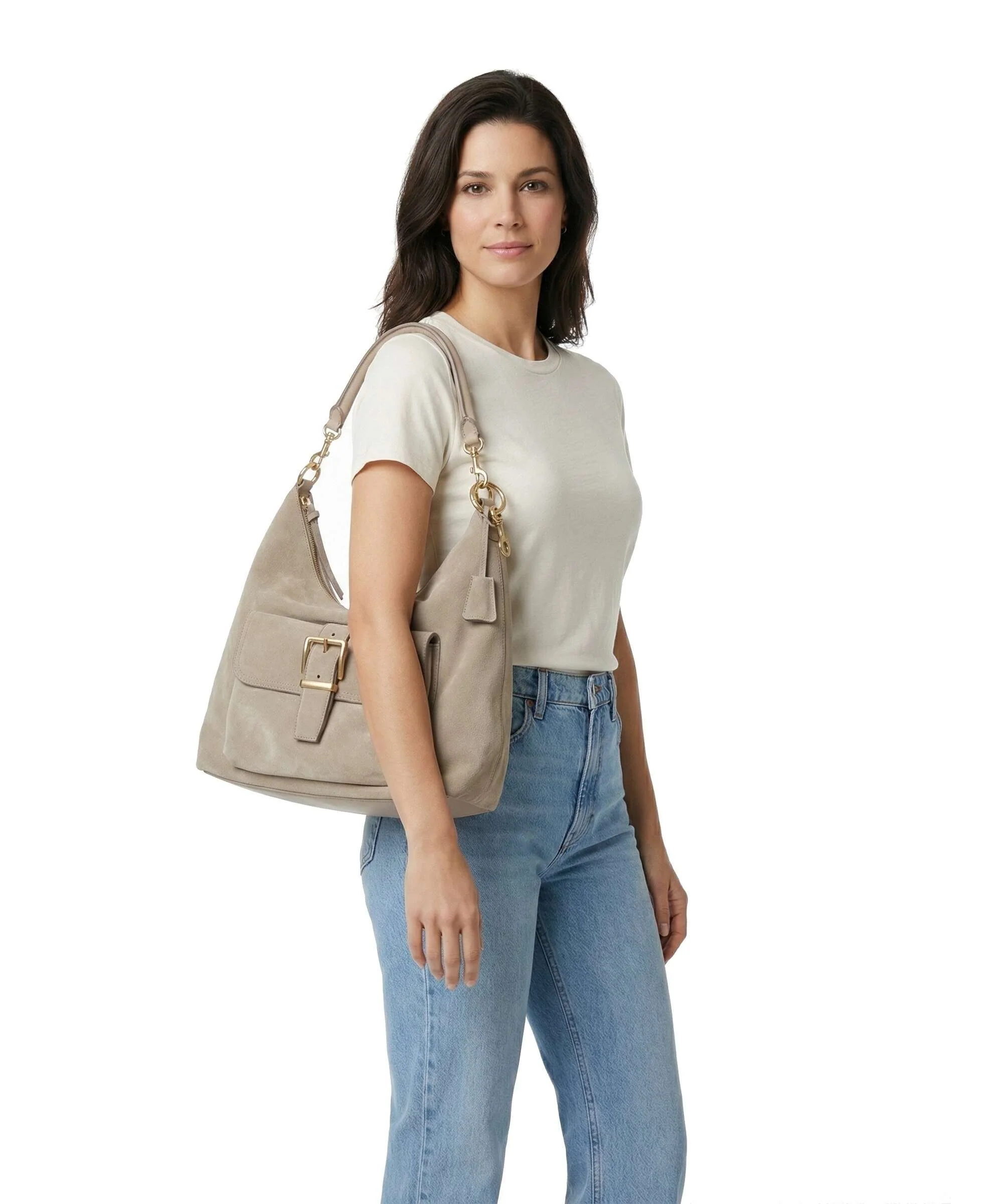 Marc O'Polo Caamu M Hobo bag earthy taupe - Image 3
