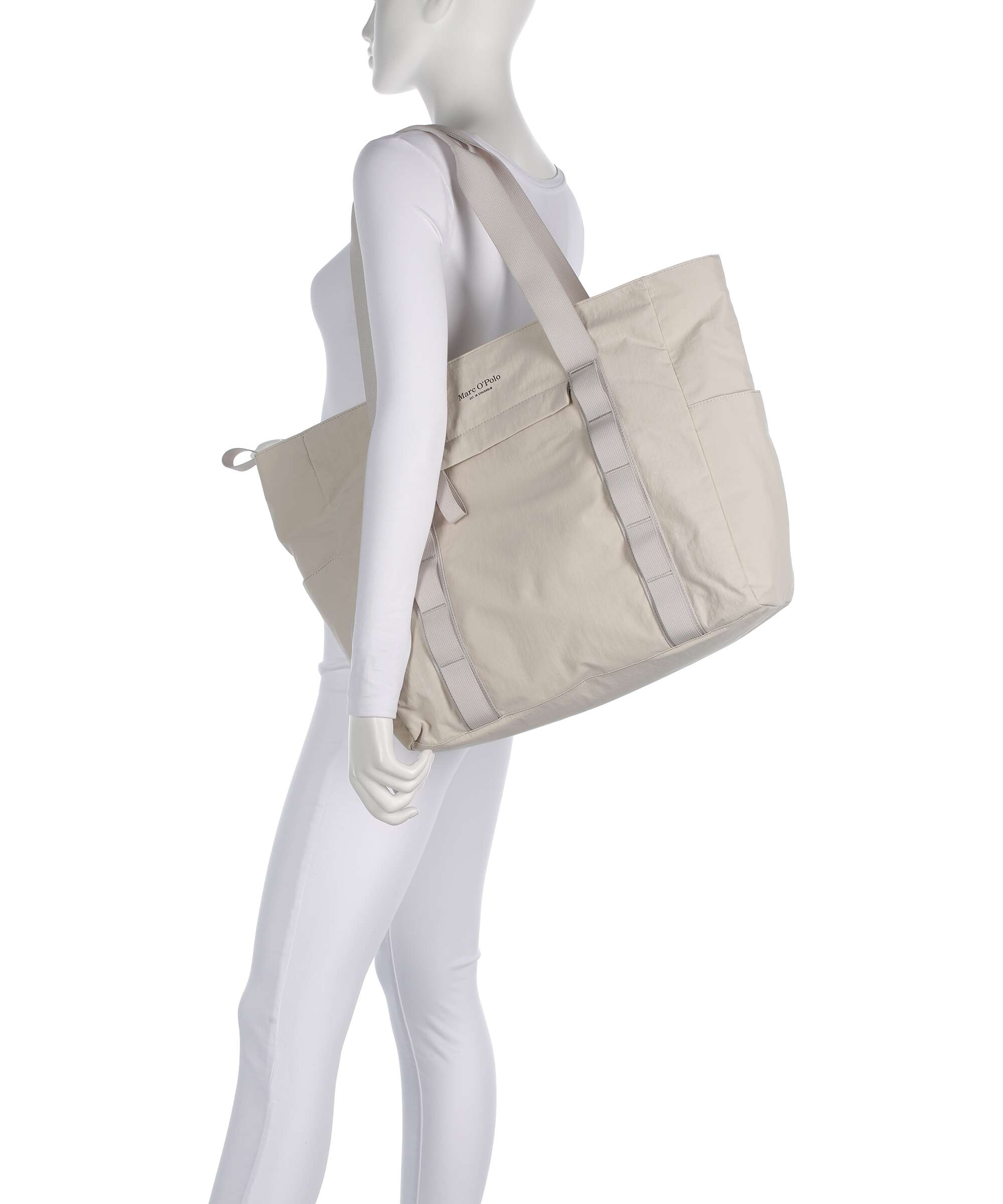 Marc O'Polo Lica M Tote bag linen beige - Image 3