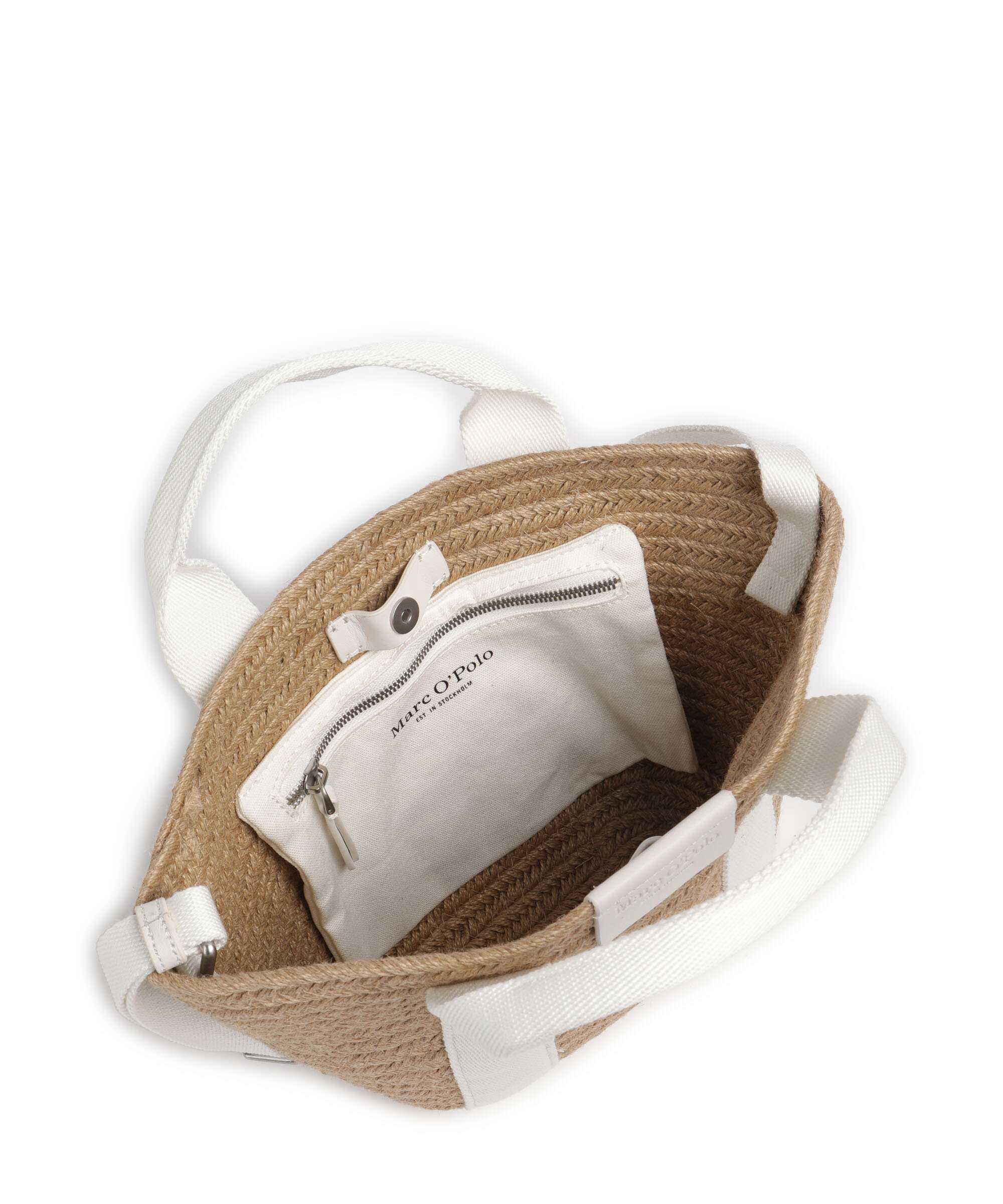 Marc O'Polo Meria Crossbody bag white cotton - Image 6