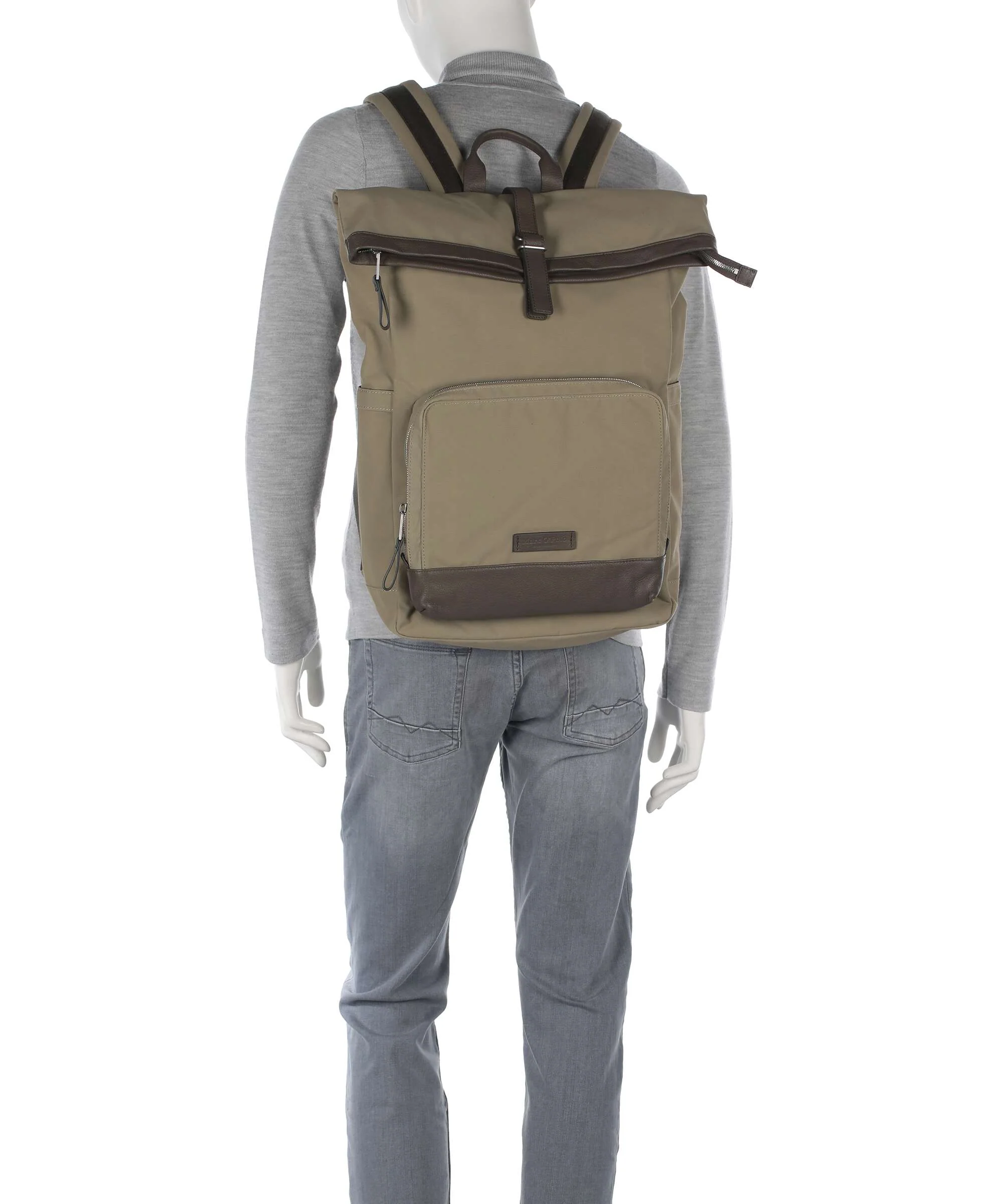 Marc O'Polo Mory M Rolltop backpack charlston grey - Image 3