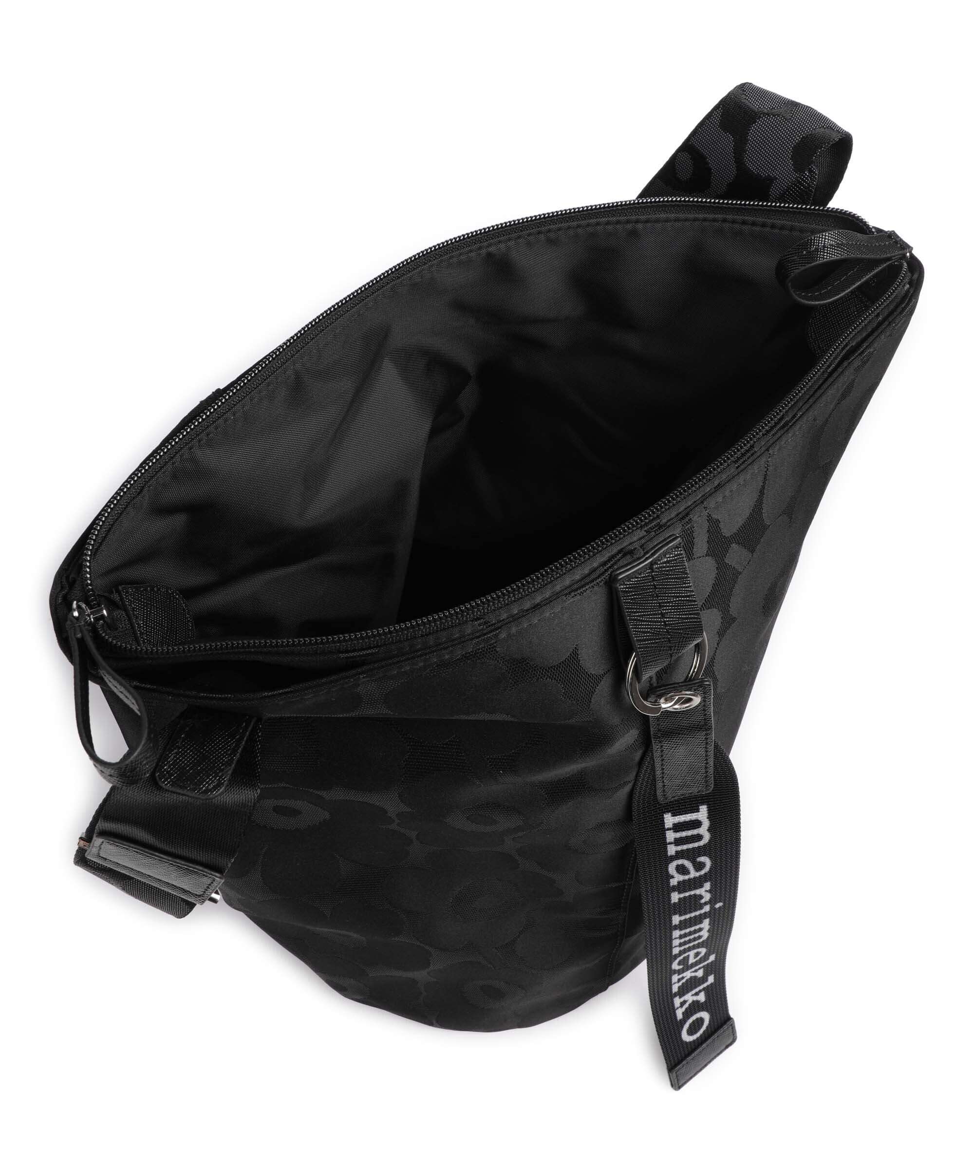 Marimekko All Day Unikko Hobo bag black - Image 6