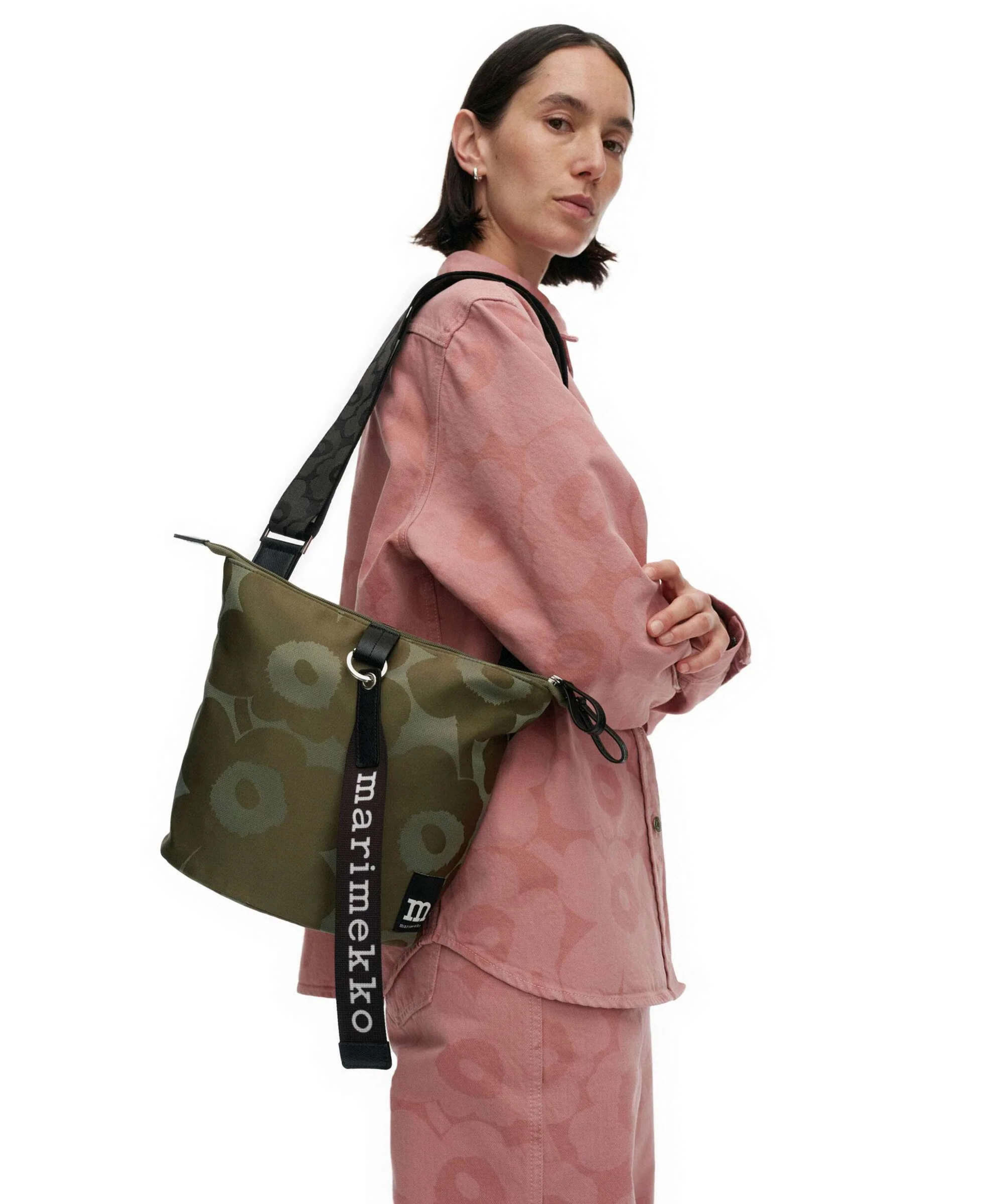 Marimekko Carry All Unikko Crossbody bag green/light green - Image 3