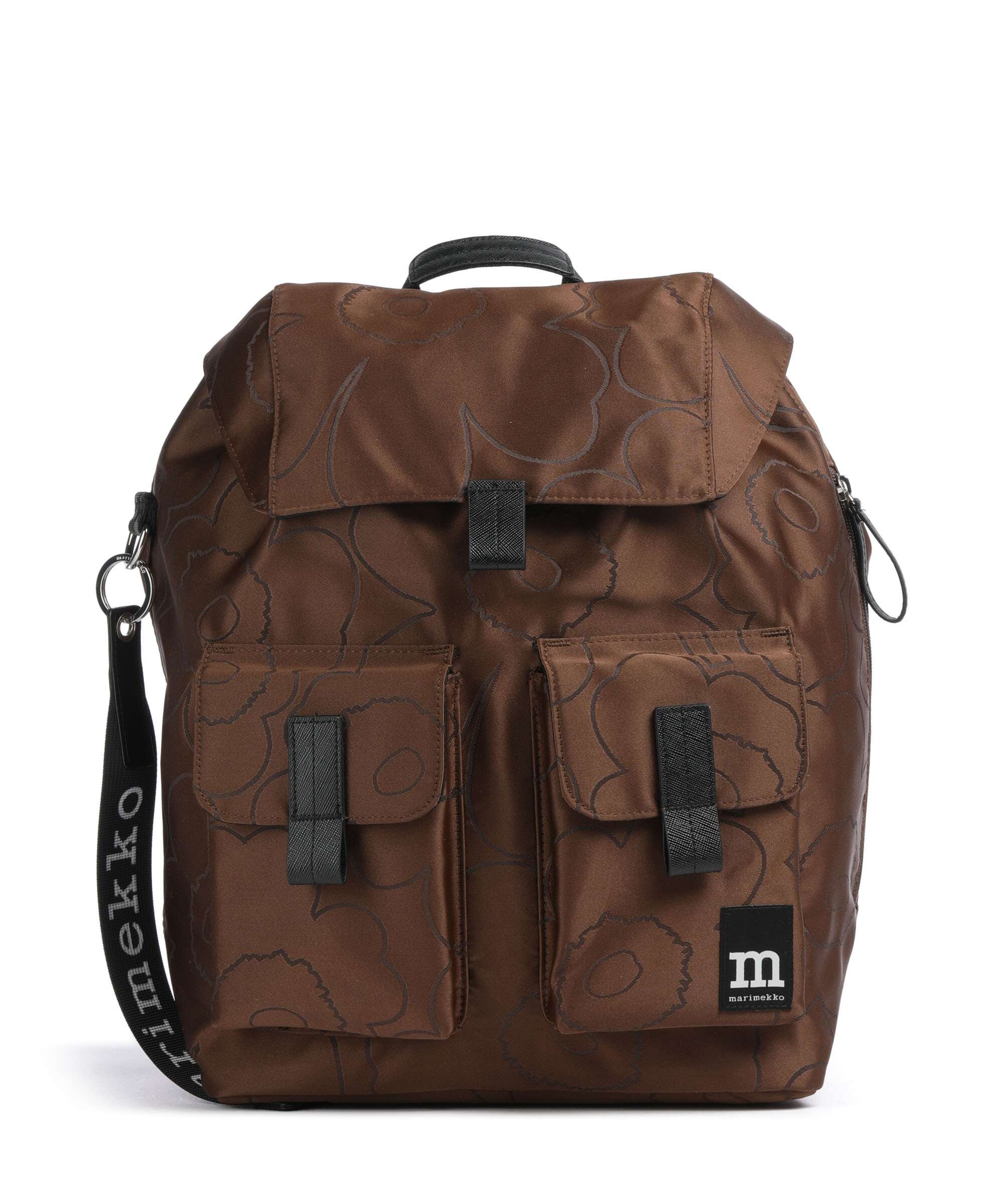 Marimekko Everything Unikko L Backpack brown/black