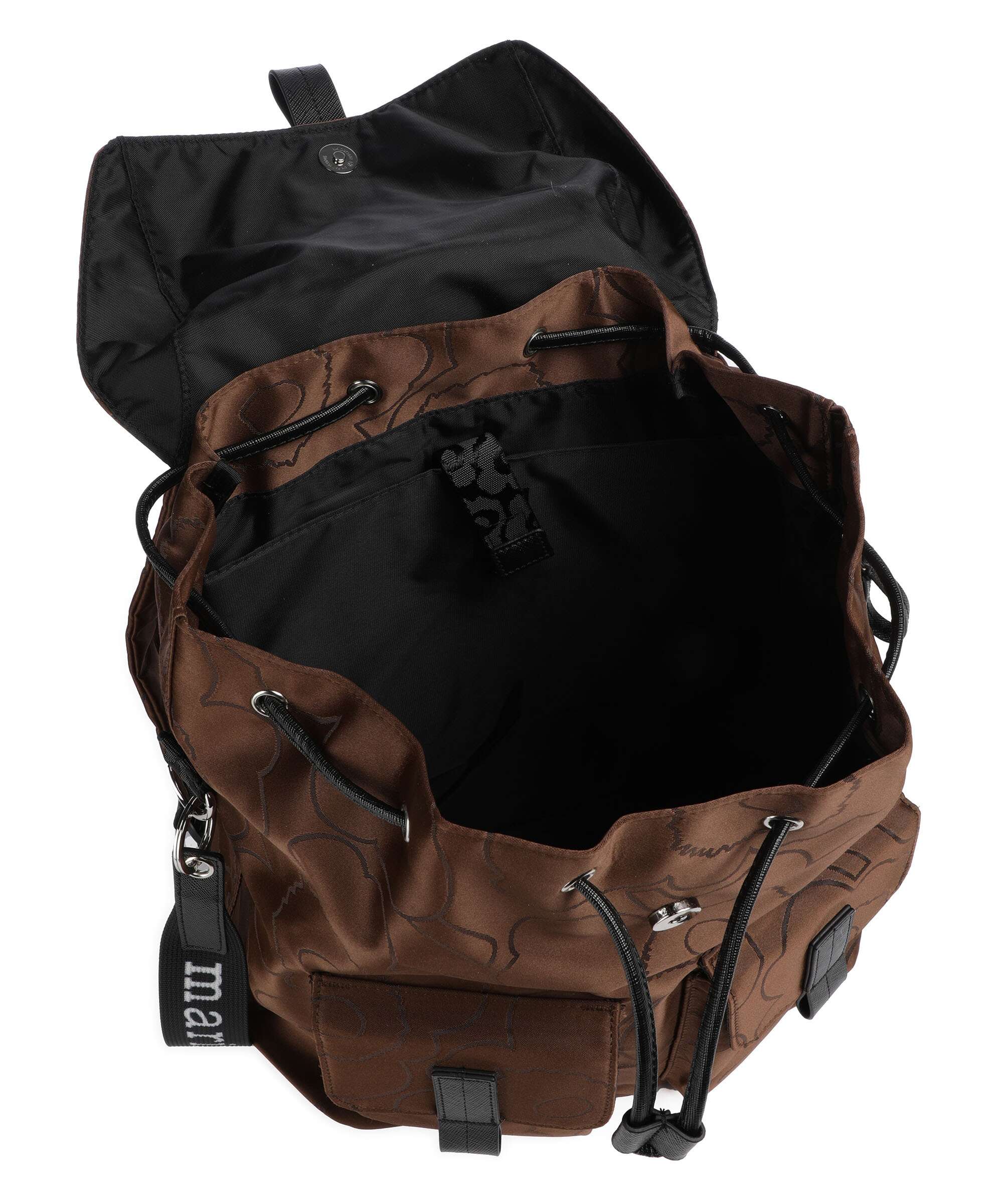 Marimekko Everything Unikko L Backpack brown/black - Image 5