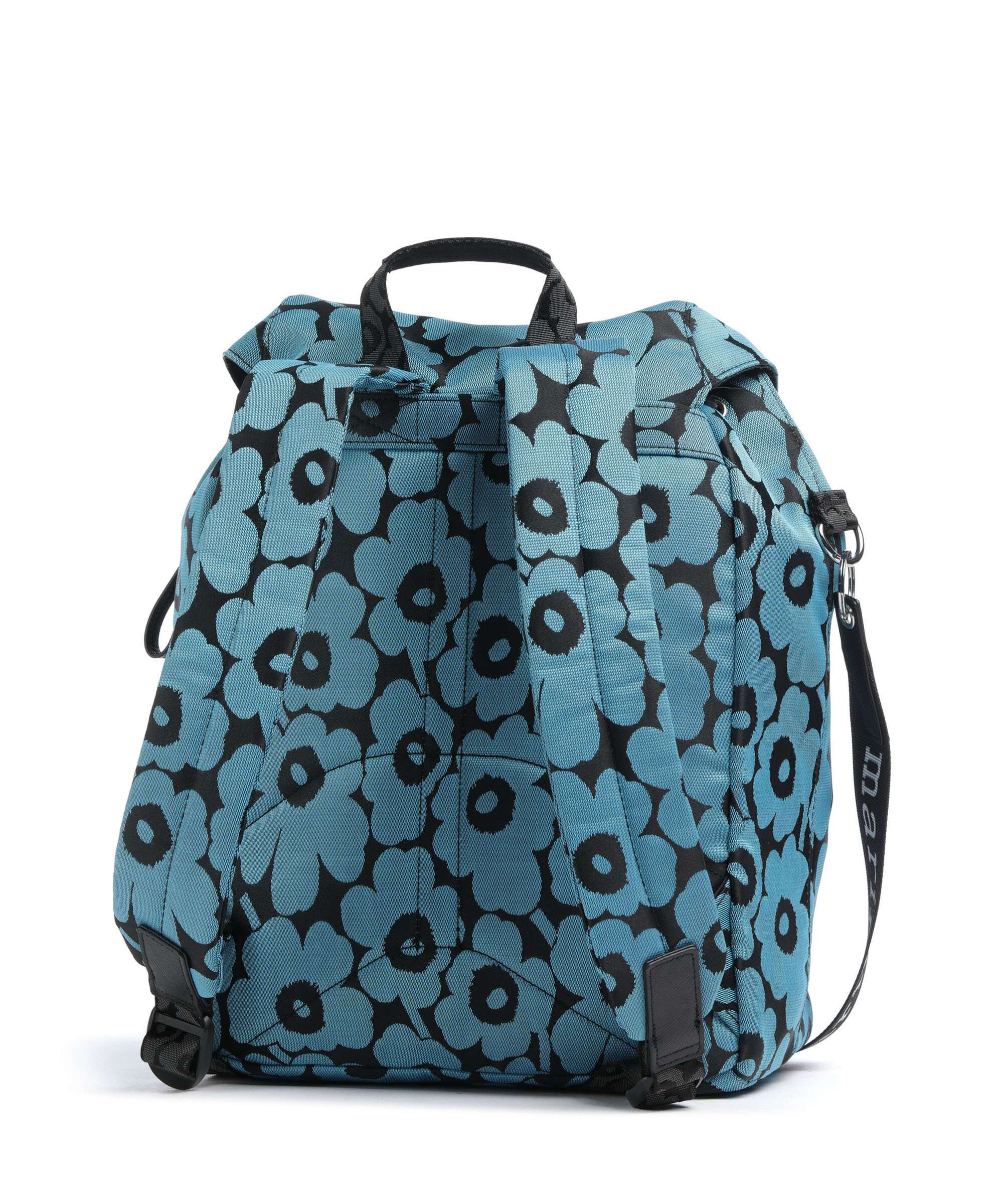 Marimekko Everything Unikko L Backpack blue/black - Image 2
