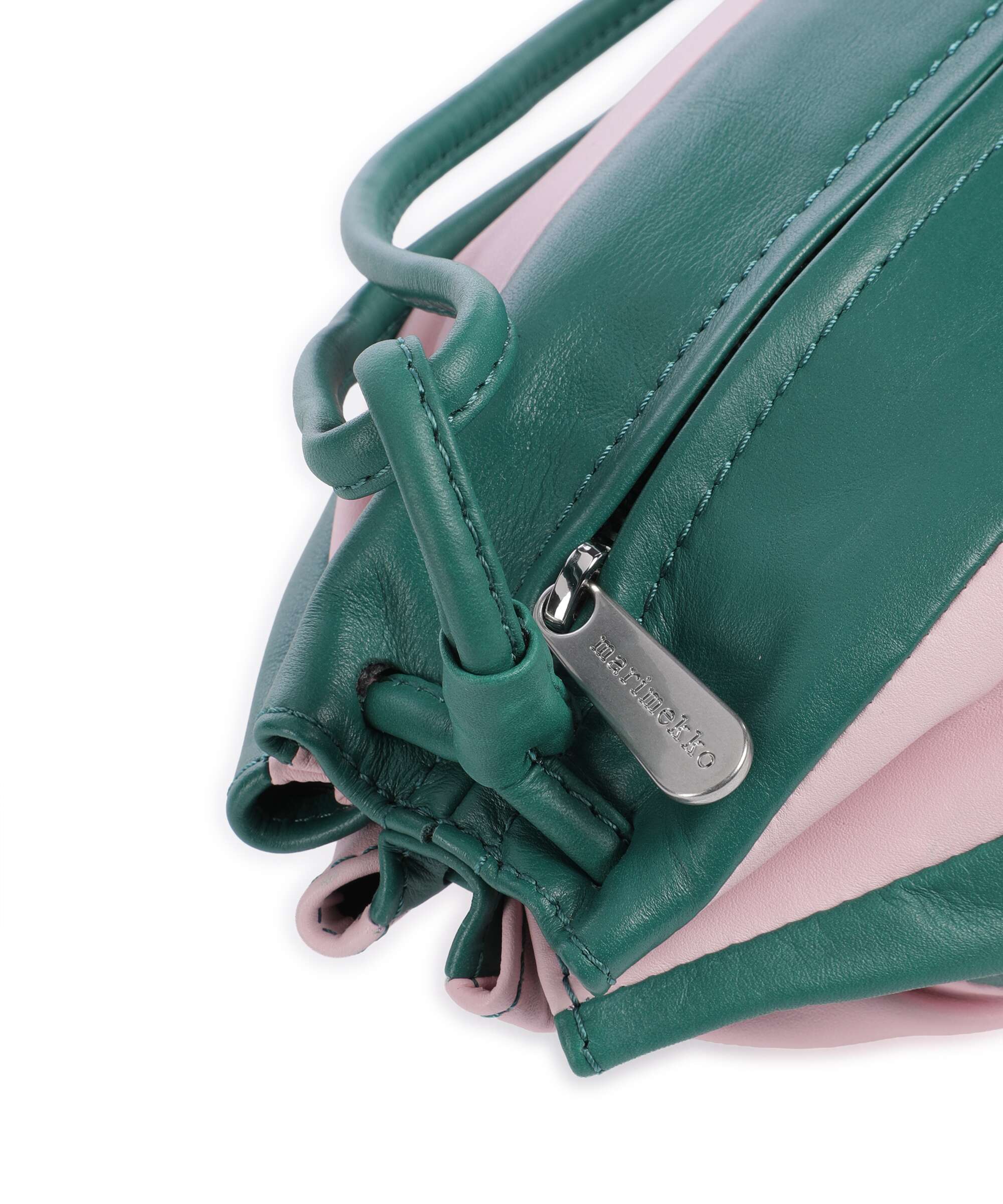 Marimekko Karla Pikku Crossbody bag light pink/dark green - Image 4