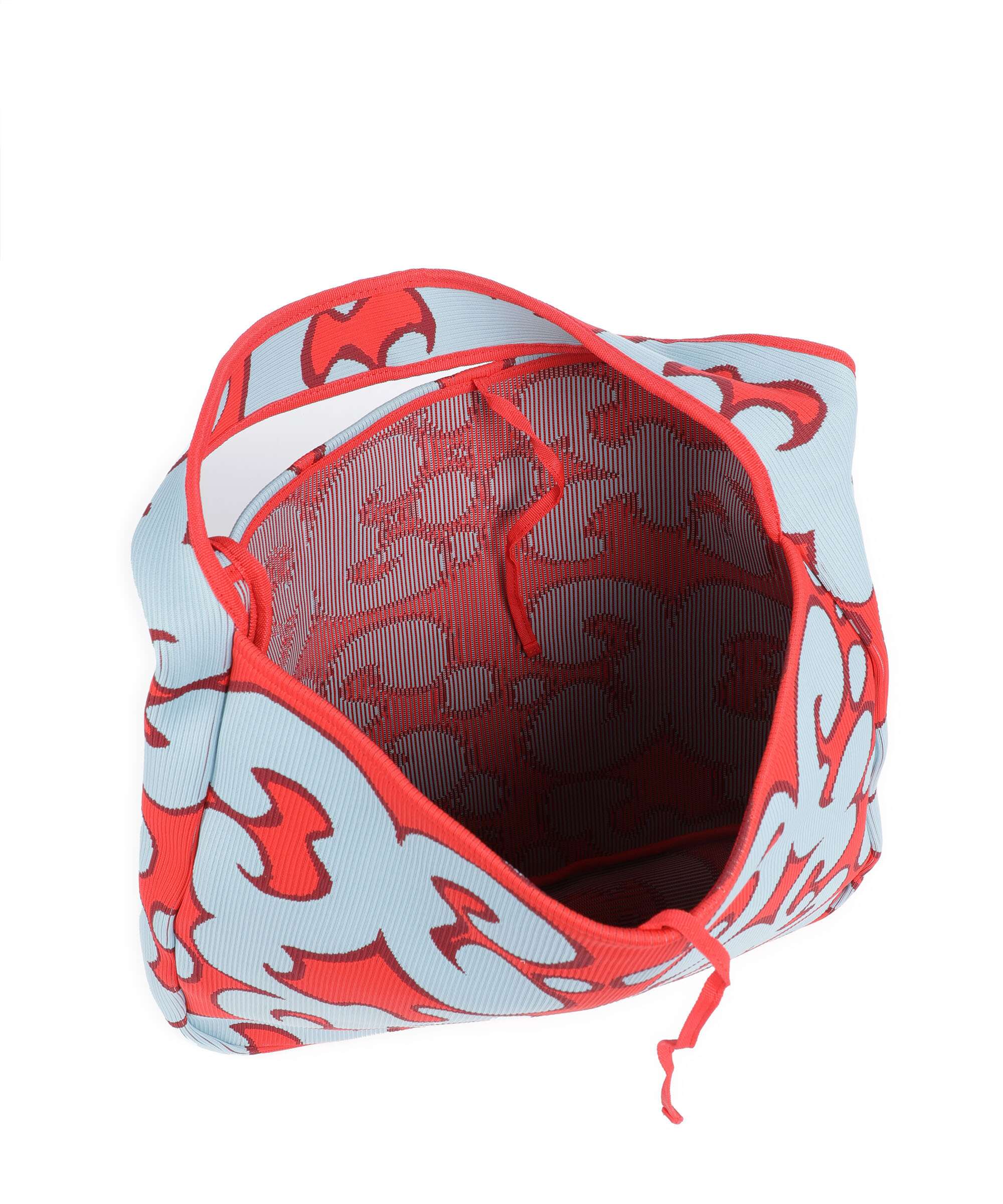 Marimekko Knitted Keidas Hobo bag light blue/red - Image 5