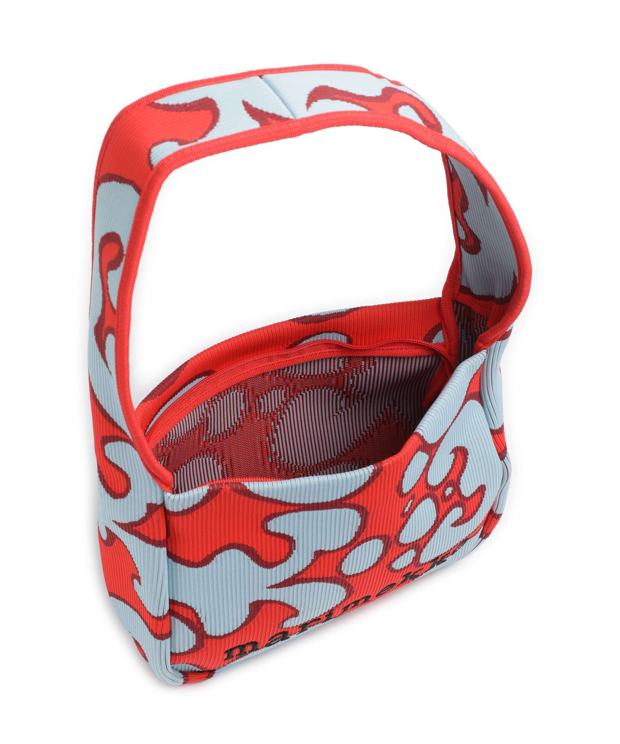 Marimekko Knitted Keidas Shoulder bag light blue/red - Image 5