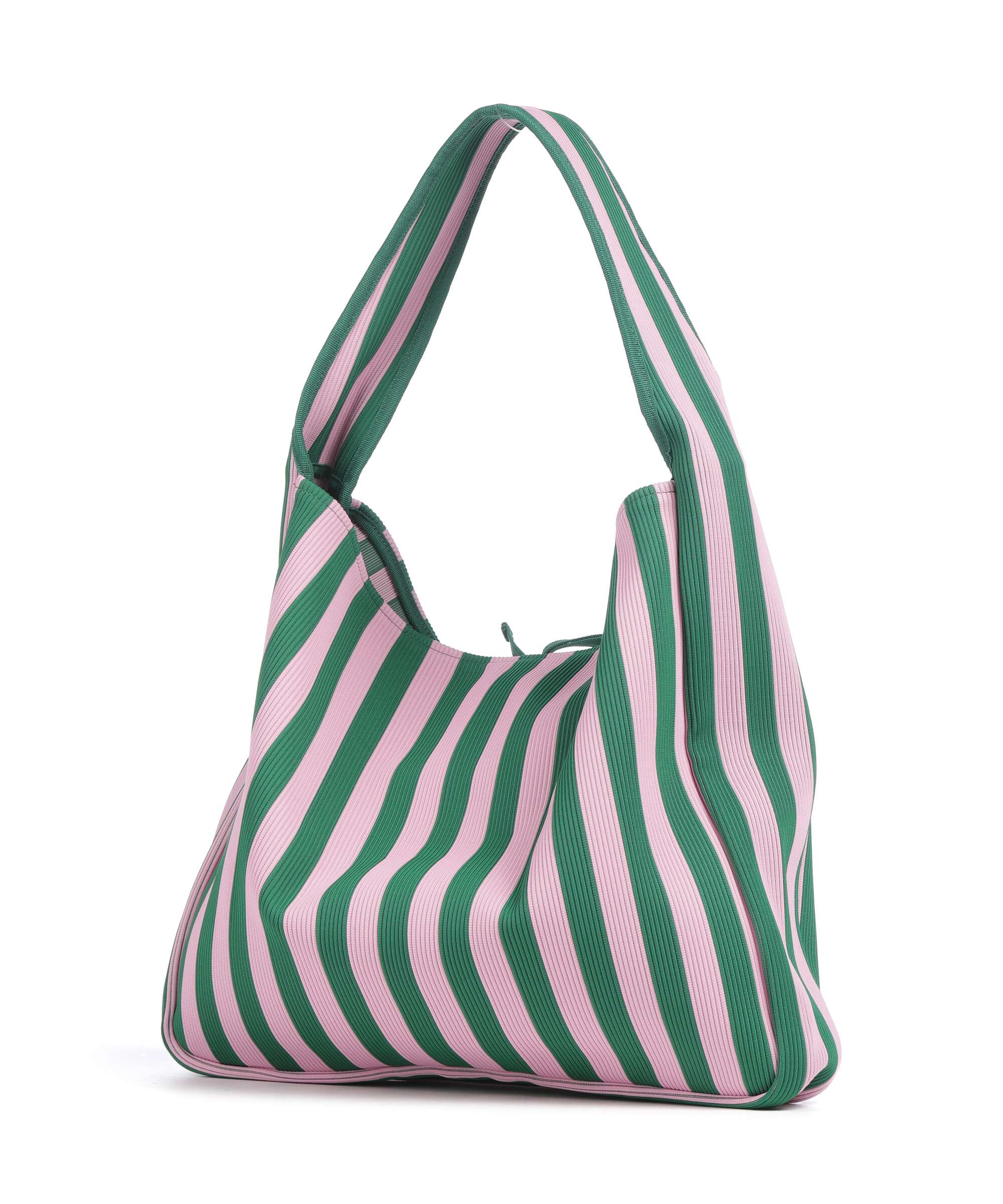 Marimekko Knitted Merirosvo Hobo bag pink/dark green - Image 2