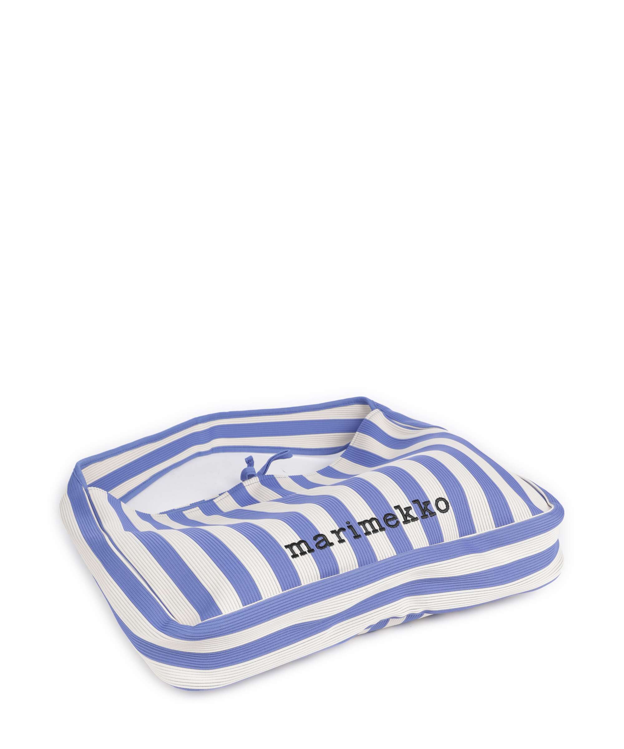 Marimekko Knitted Merirosvo Hobo bag blue/off white - Image 4
